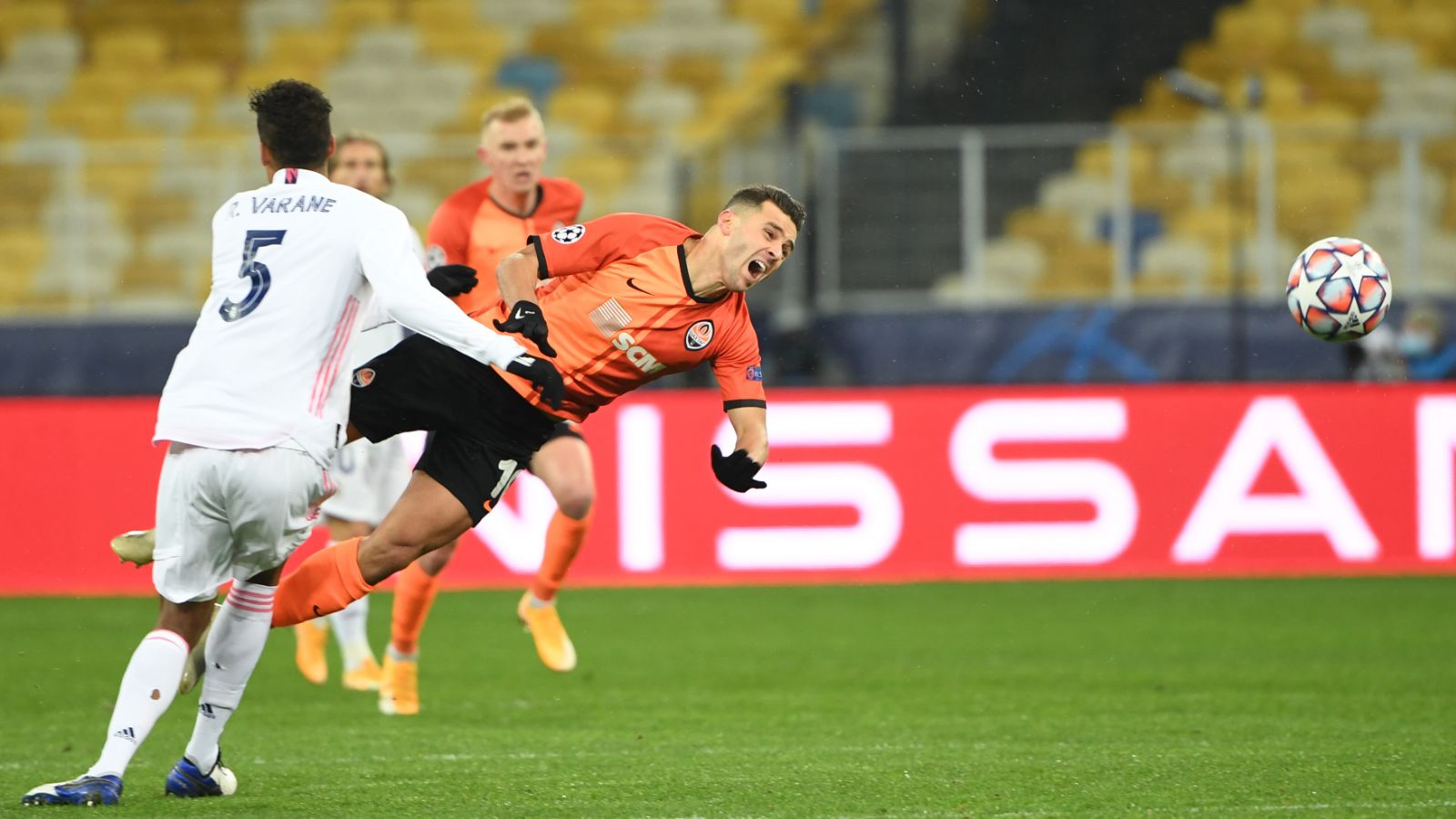 shakhtar donetsk real madrid raphael varane moraes uefa champions league