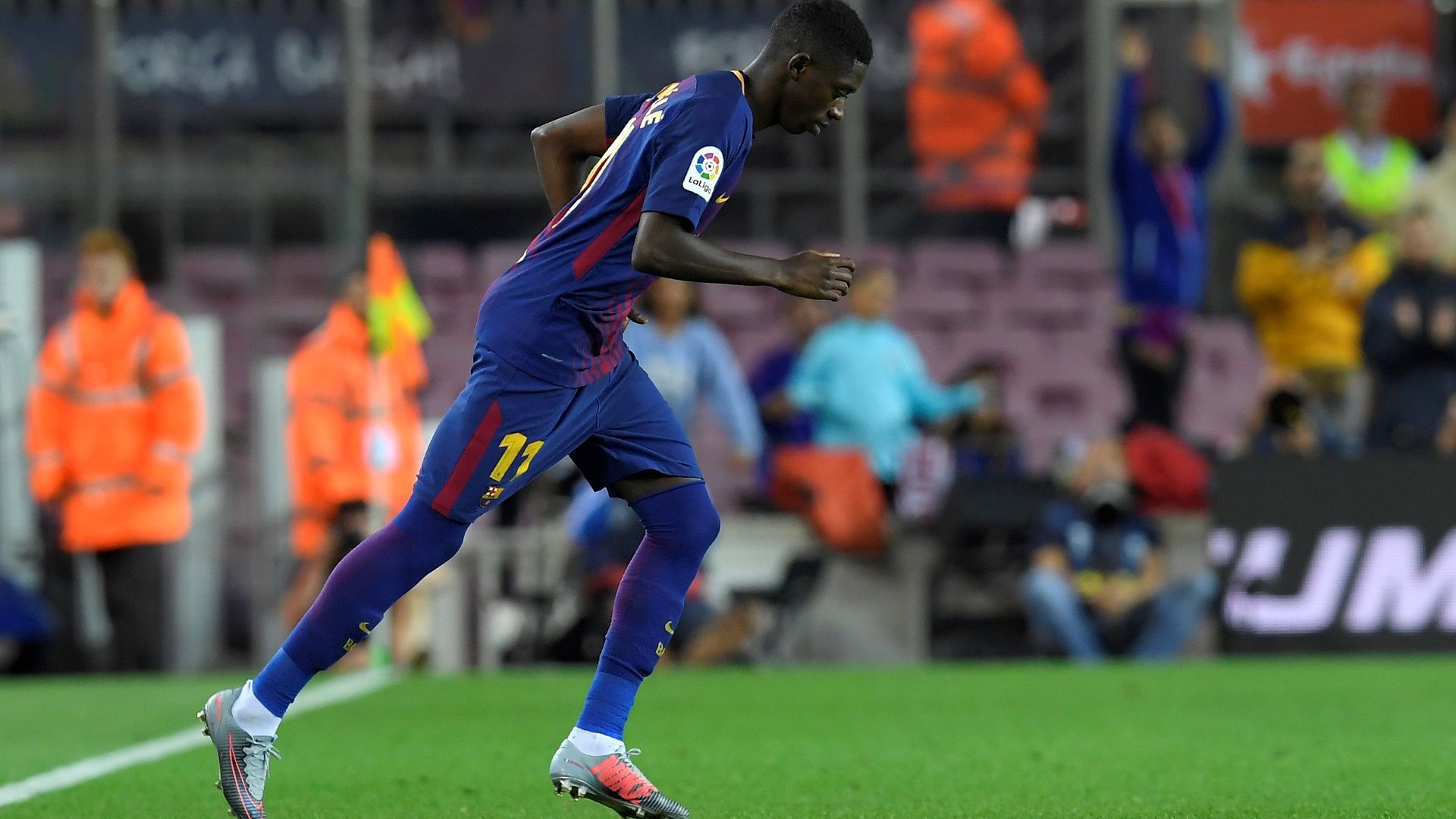 Ousmane Dembele Barcelona Espanyol LaLiga 09092017