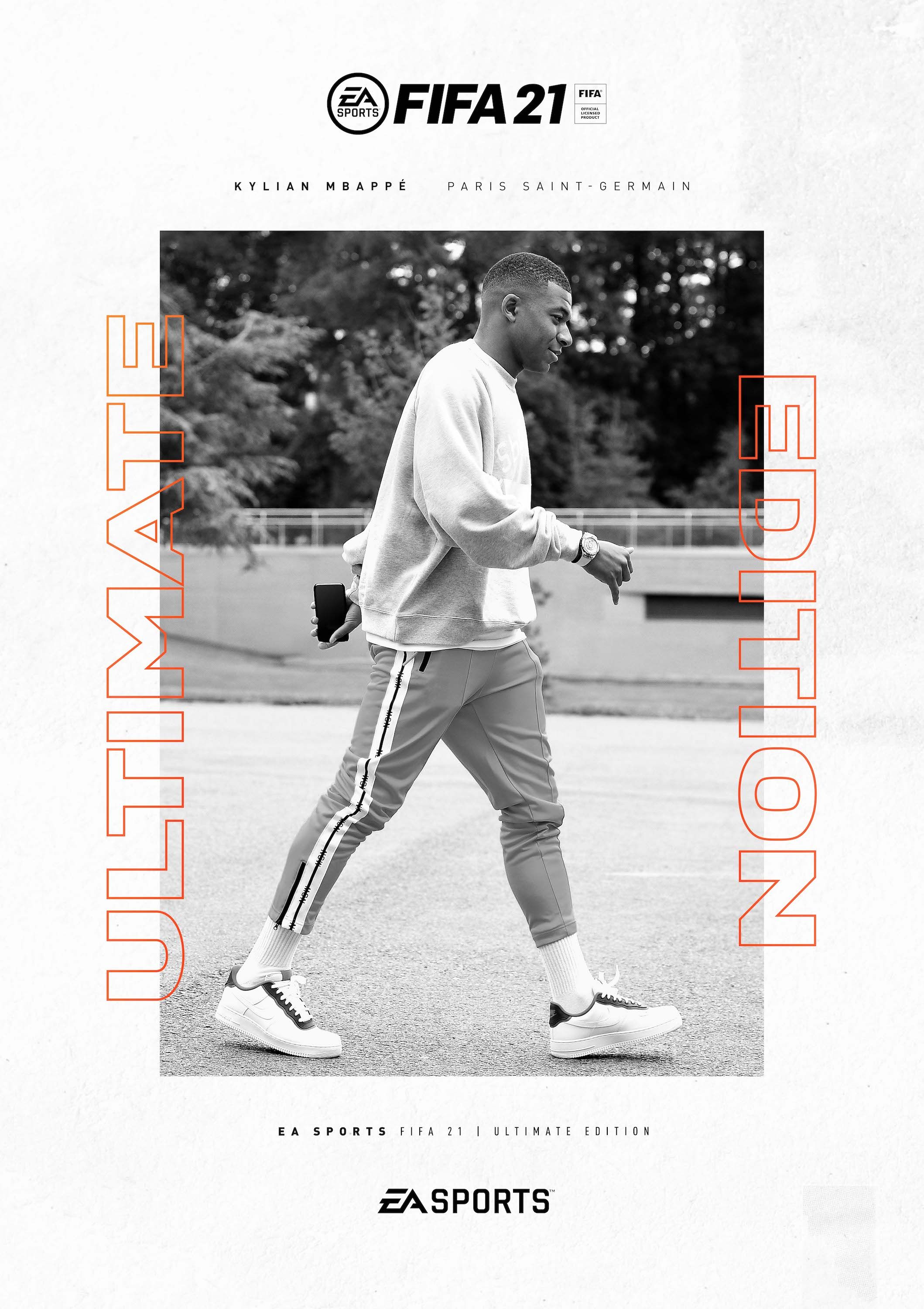 Mbappè FIFA 21 cover
