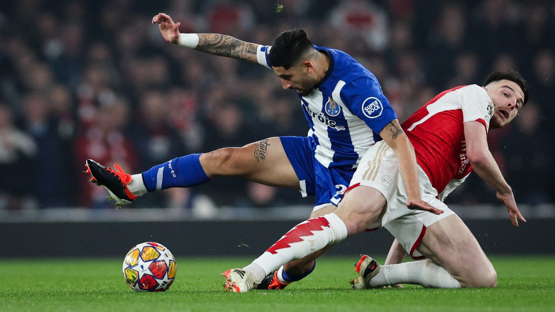 Alan Varela Declan Rice Porto Arsenal Champions League 2023-24