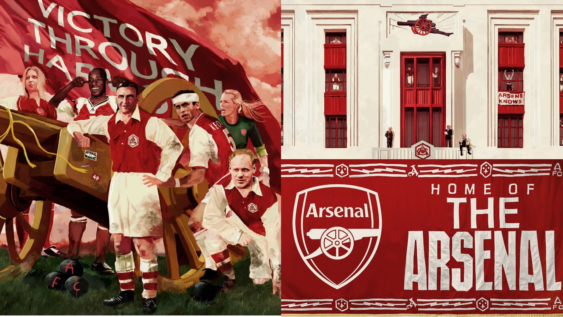 Arsenal new Emirates Stadium art