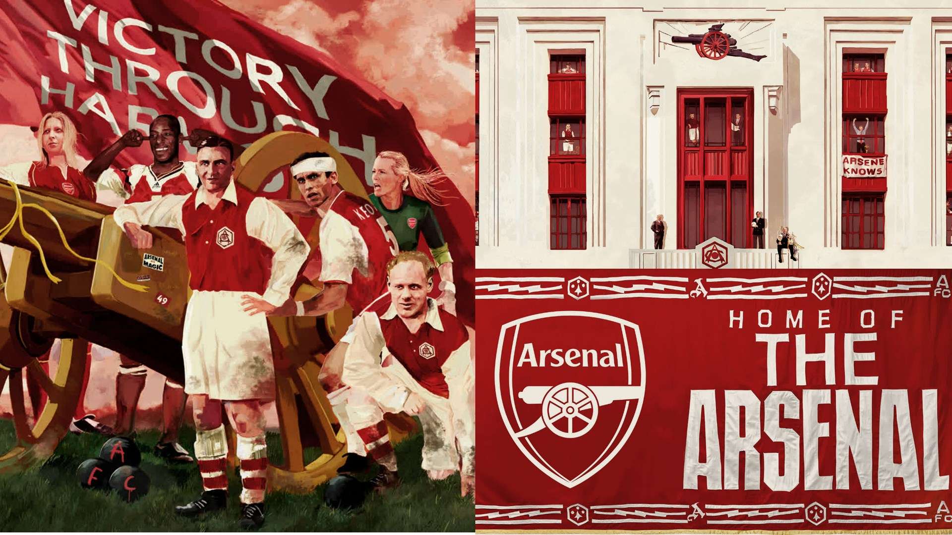 Arsenal new Emirates Stadium art