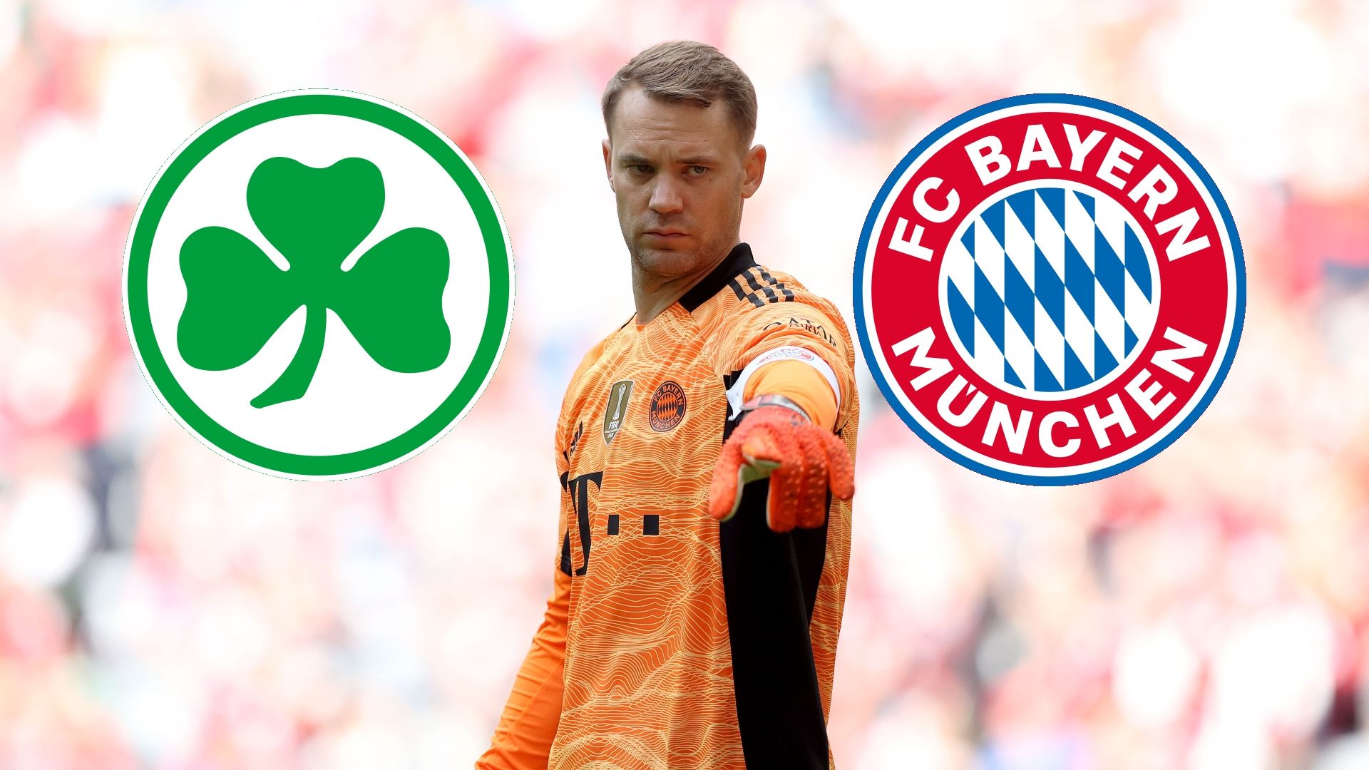 Manuel Neuer FC Bayern Logo Fürth