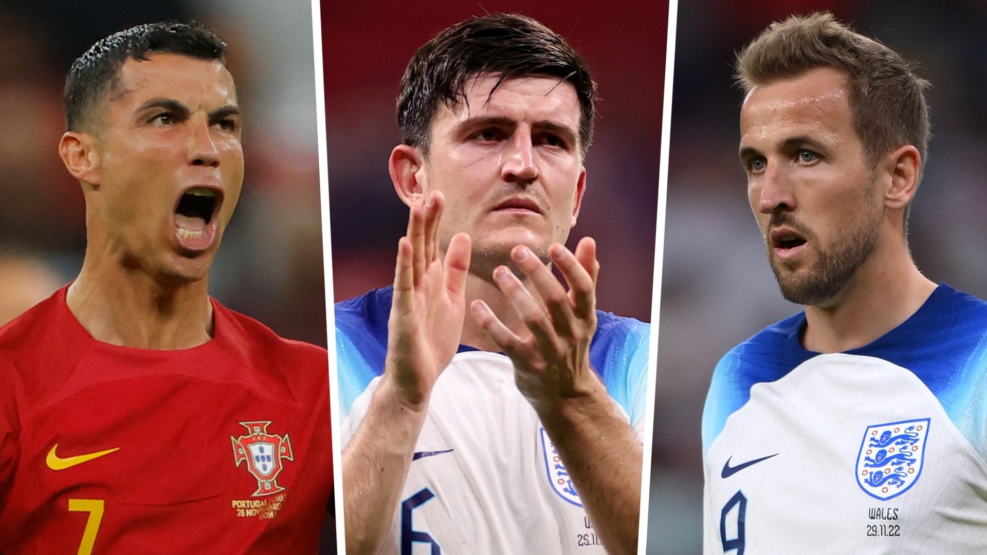 Cristiano Ronaldo Harry Maguire Harry Kane