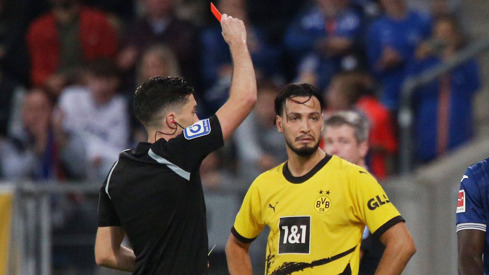 GERMANY ONLY: RAMY BENSEBAINI BORUSSIA DORTMUND BUNDESLIGA 29092023