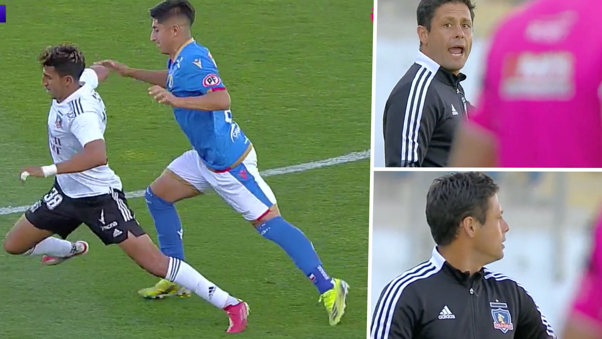 Colo Colo Audax Italiano 241021 Eduardo Rubio Jorge Araya Fernando Cornejo