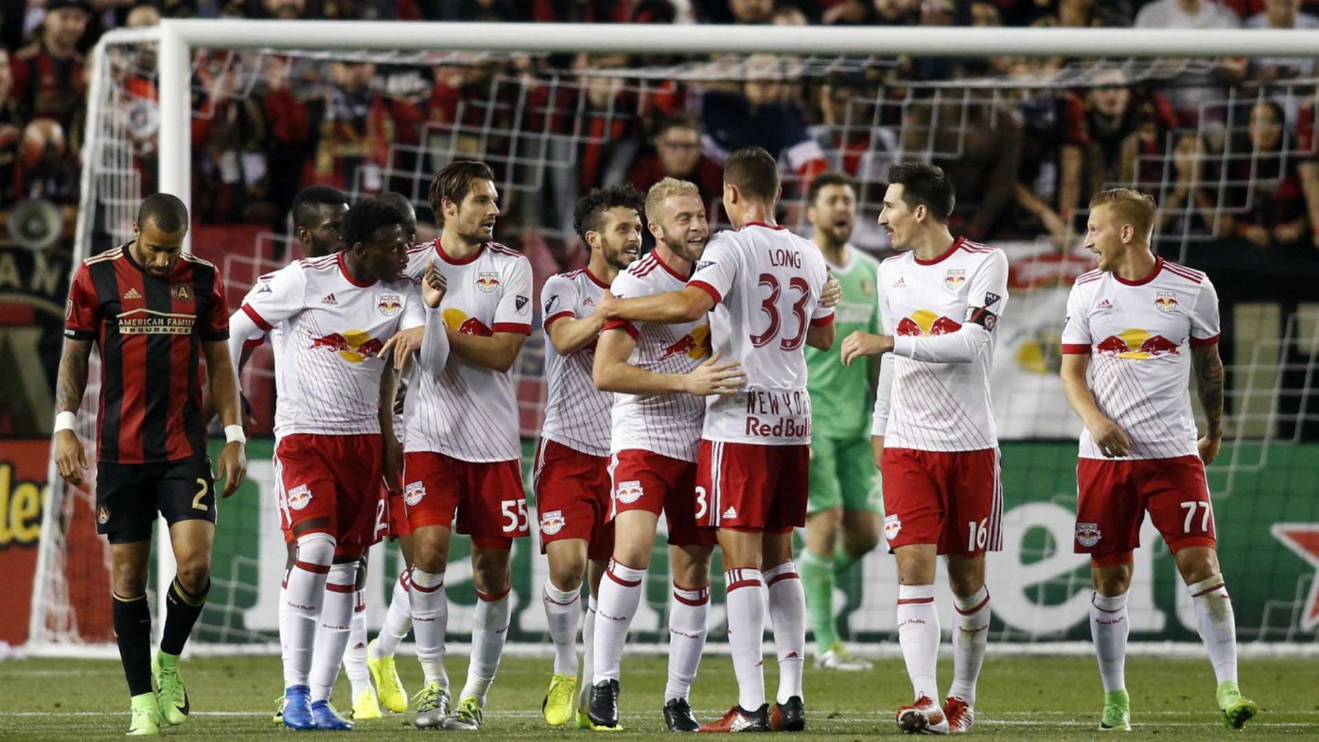 Red Bulls Celebration MLS Atlanta 03052017