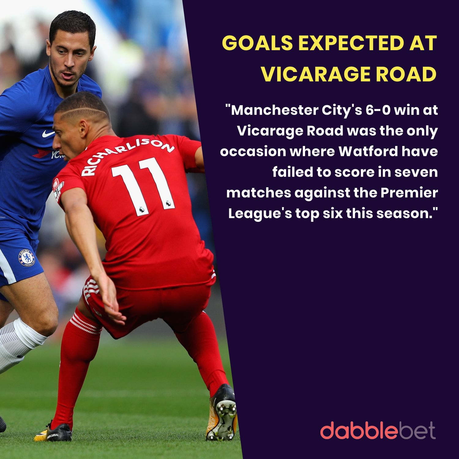 Best Bet Watford v Chelsea