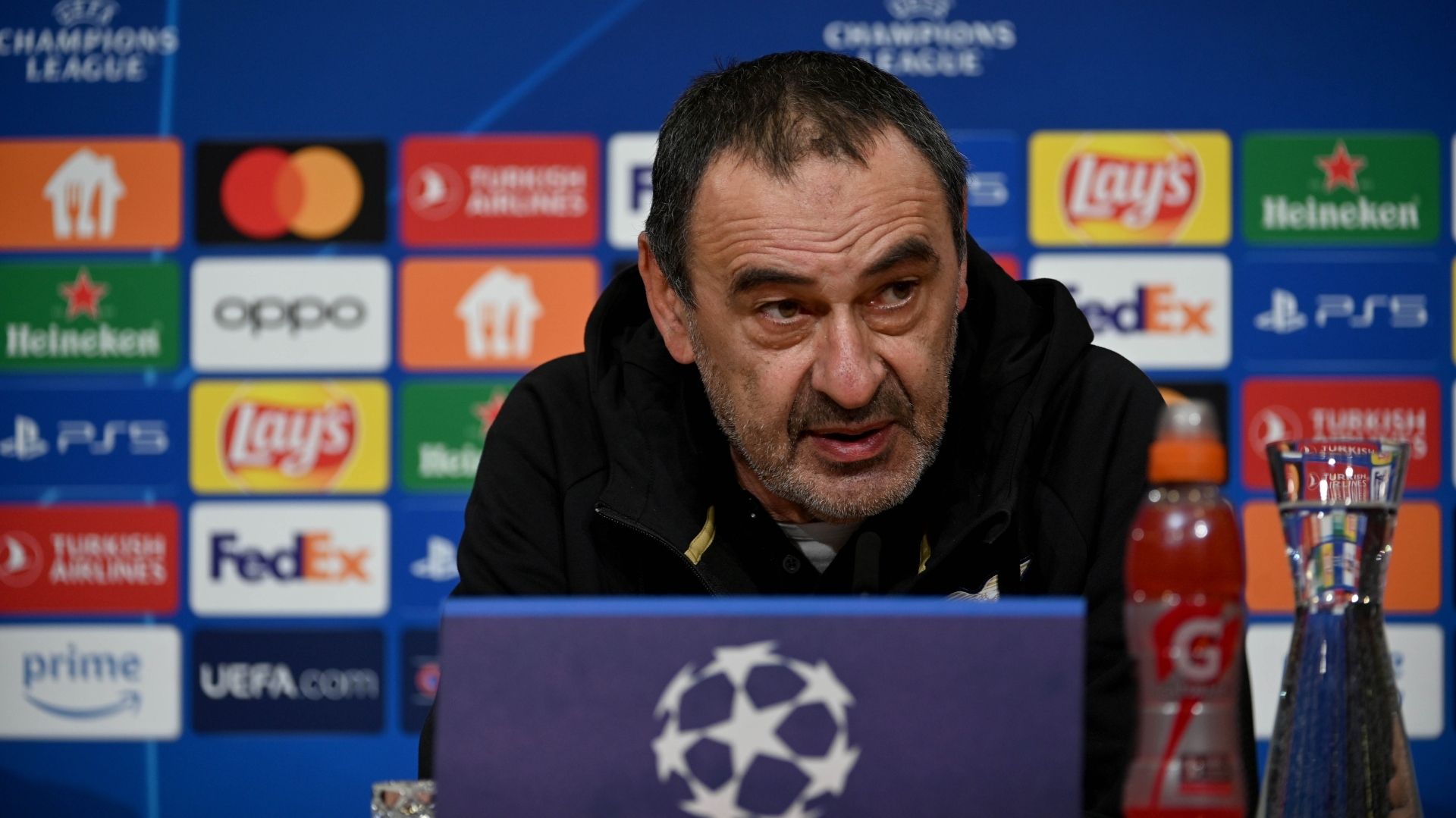 Maurizio Sarri Bayern Lazio press conference prematch 04032024