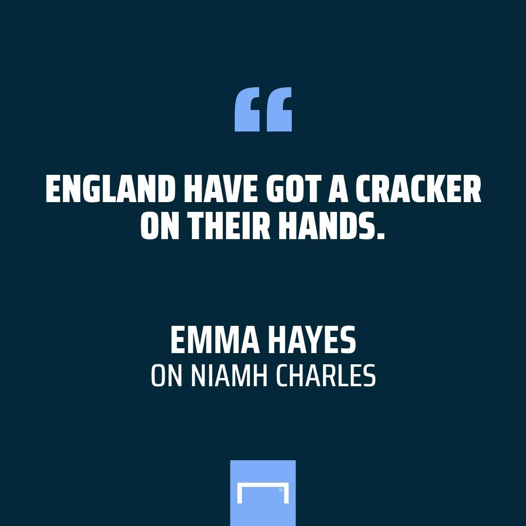 Emma Hayes Niamh Charles quote