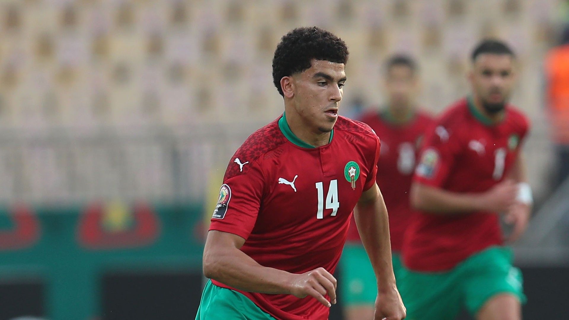 Zakaria Aboukhlal of Morocco Afcon 2021.