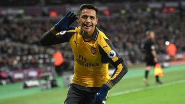 Alexis Sanchez Premier League West Ham v Arsenal 031216