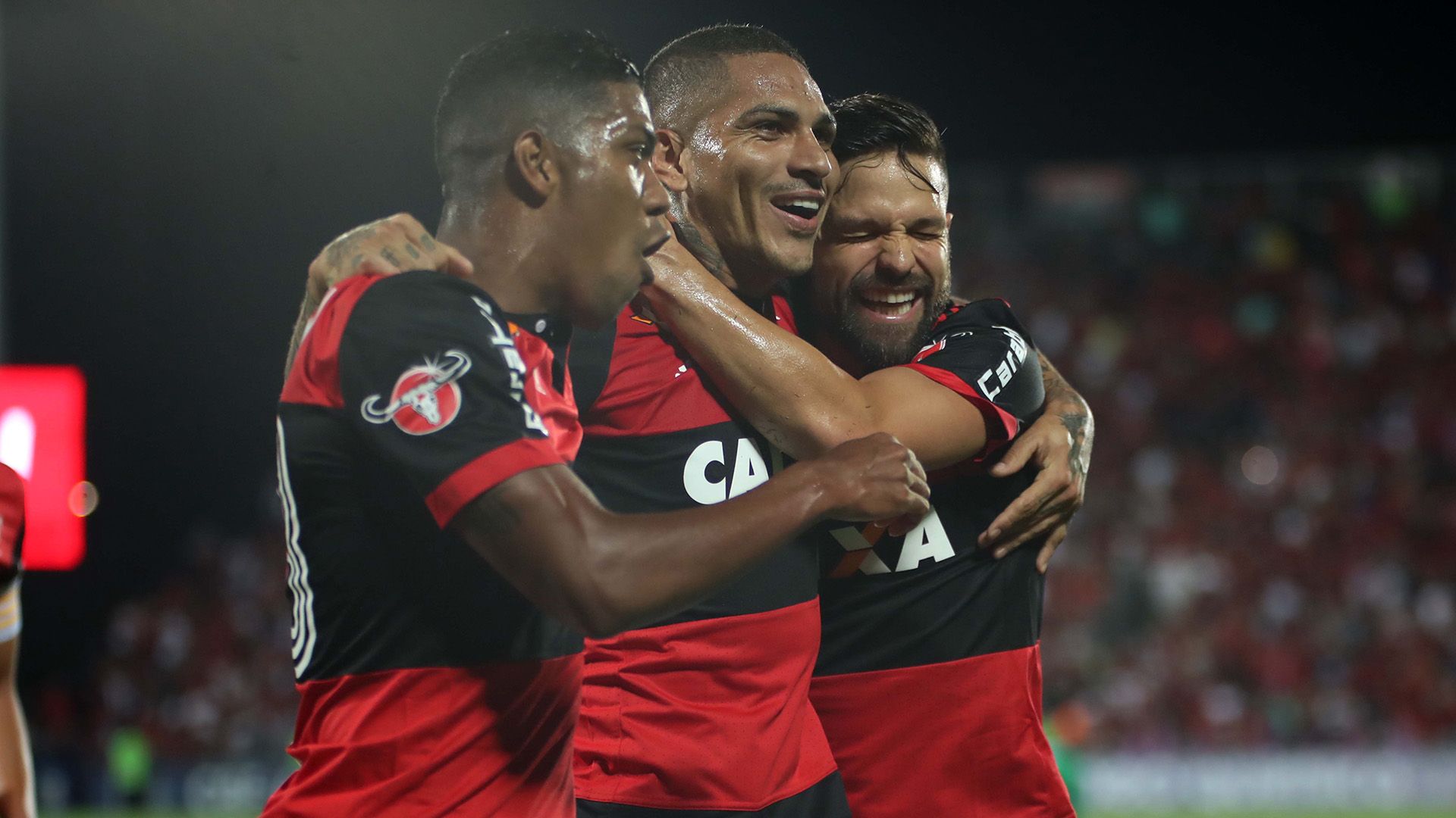 Paolo Guerrero Berrio Diego Ribas Flamengo Chapecoense Brasileirao Serie A 22062017