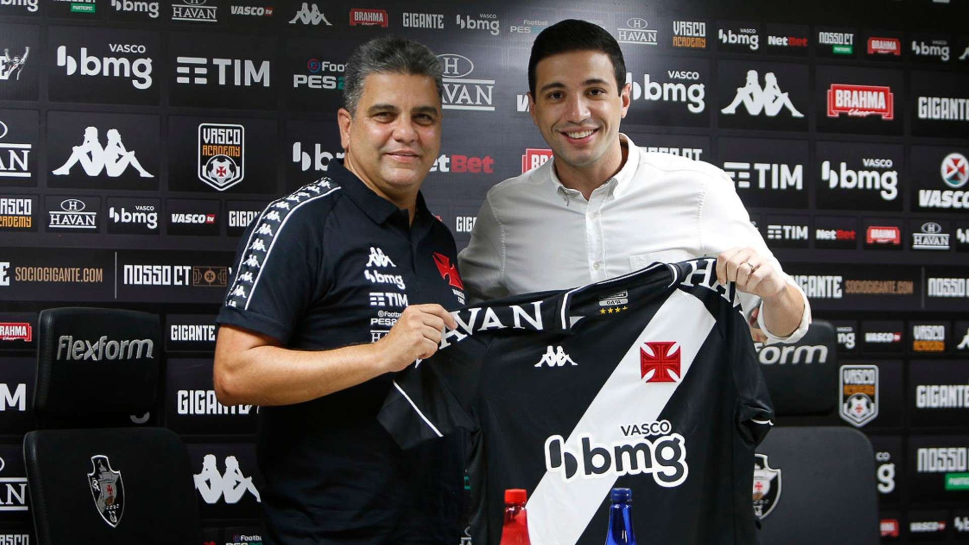 Marcelo Cabo apresentação técnico Vasco 03 03 2021