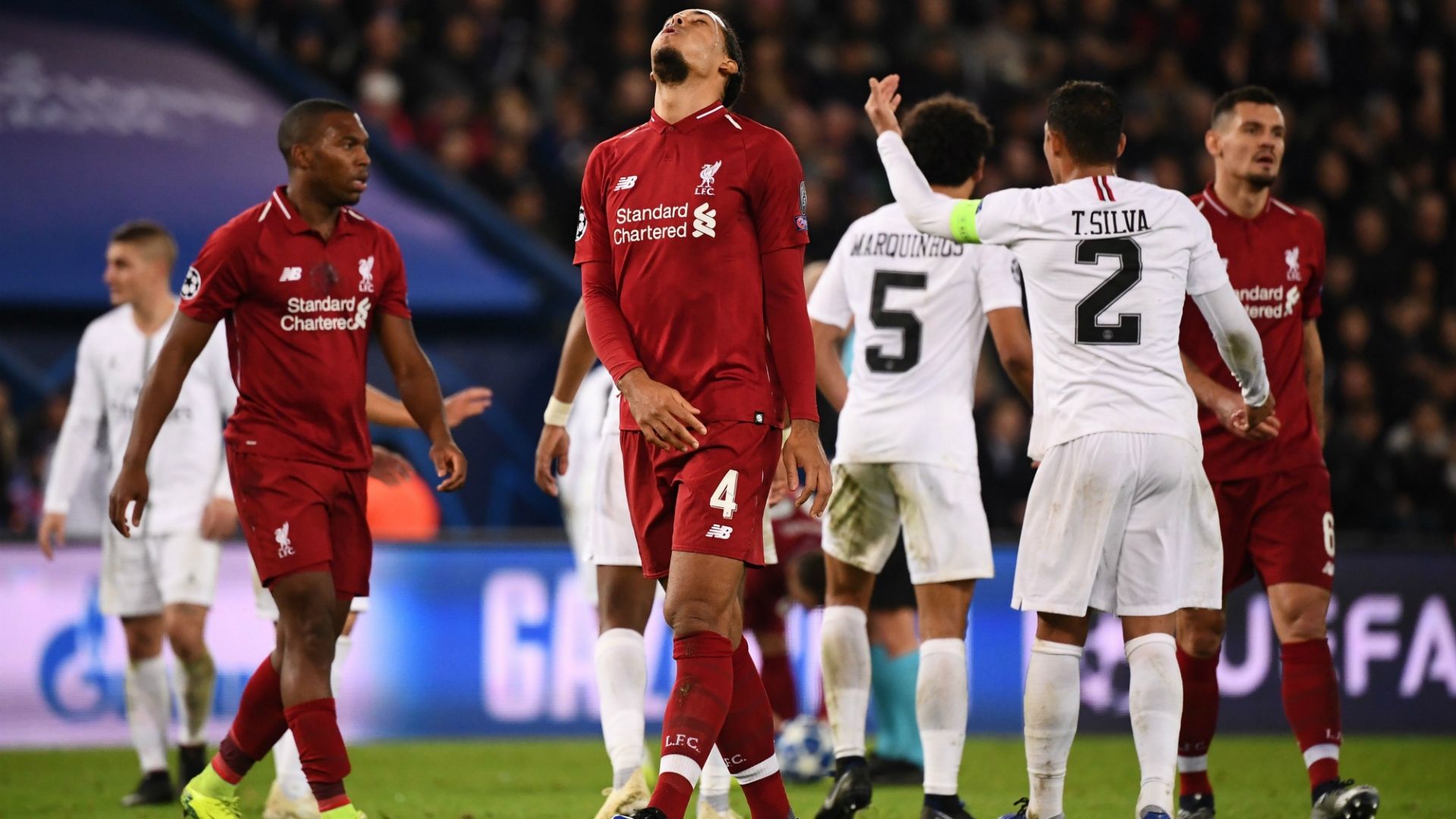 Virgil van Dijk Liverpool Champions League 11282018