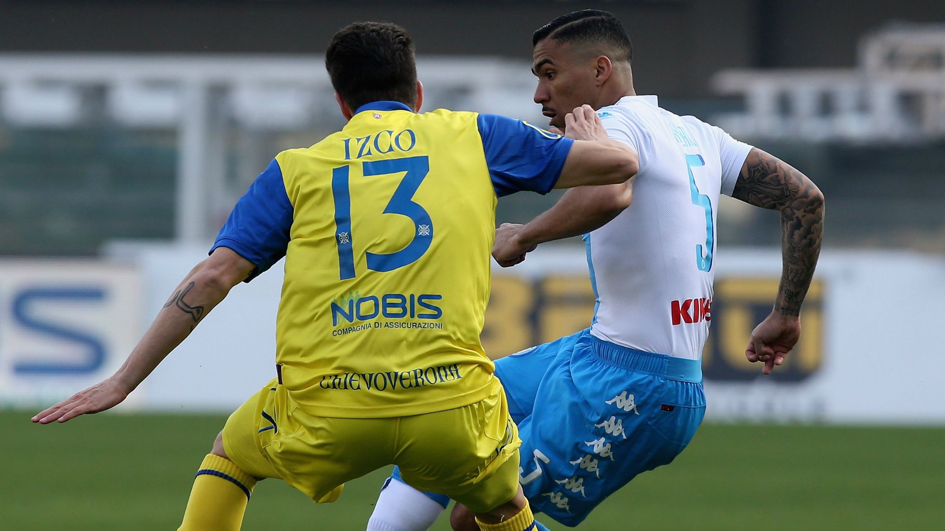 Allan Chievo Napoli Serie A 19022017