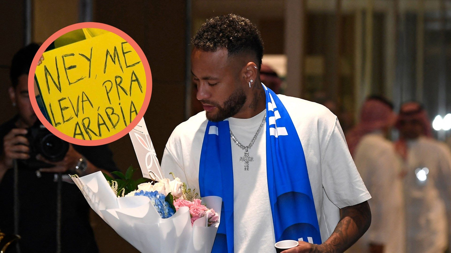 Neymar Fan message Brazil Hilal 2023