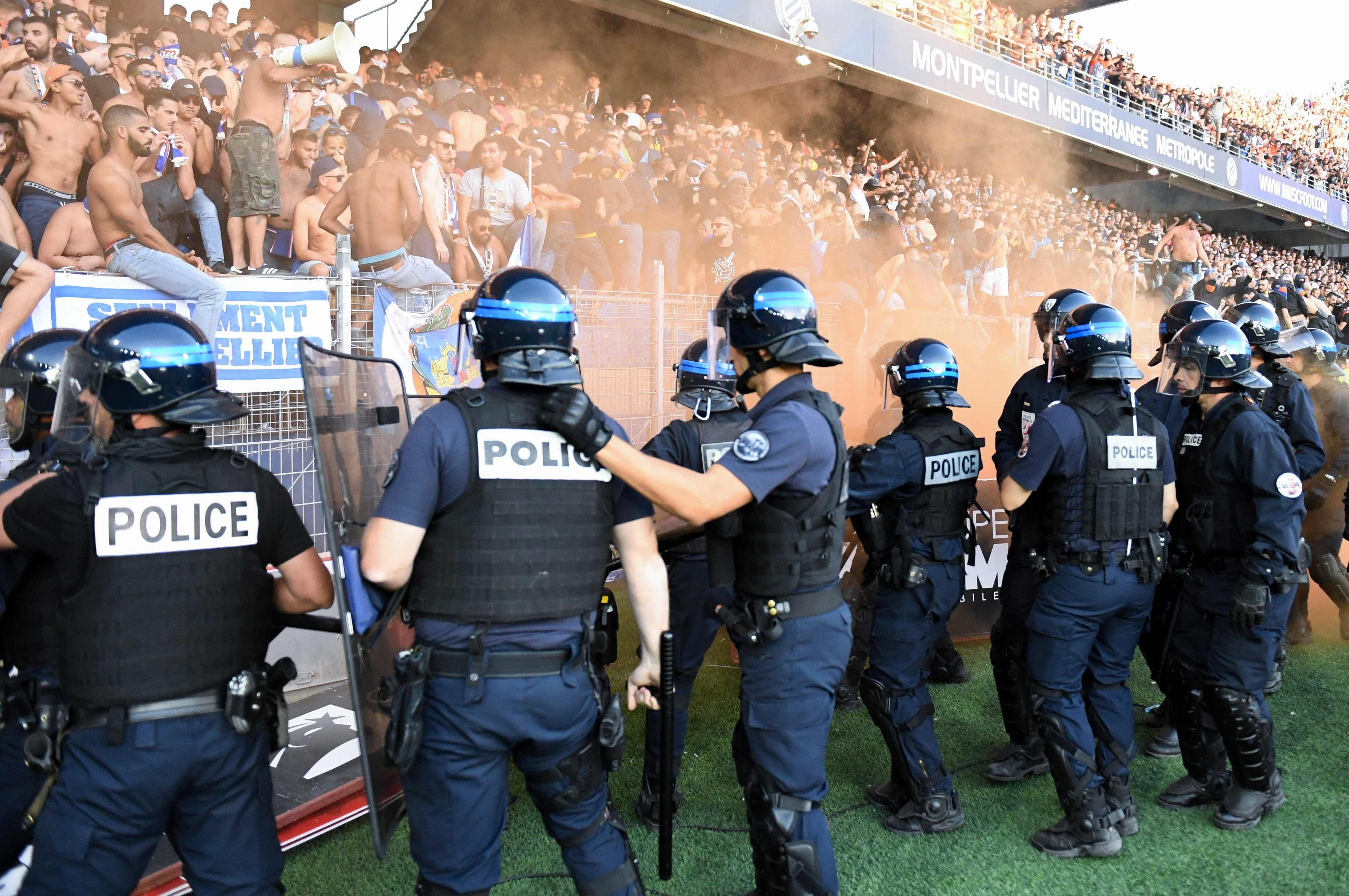 Montpellier Nimes Riot Ligue 1