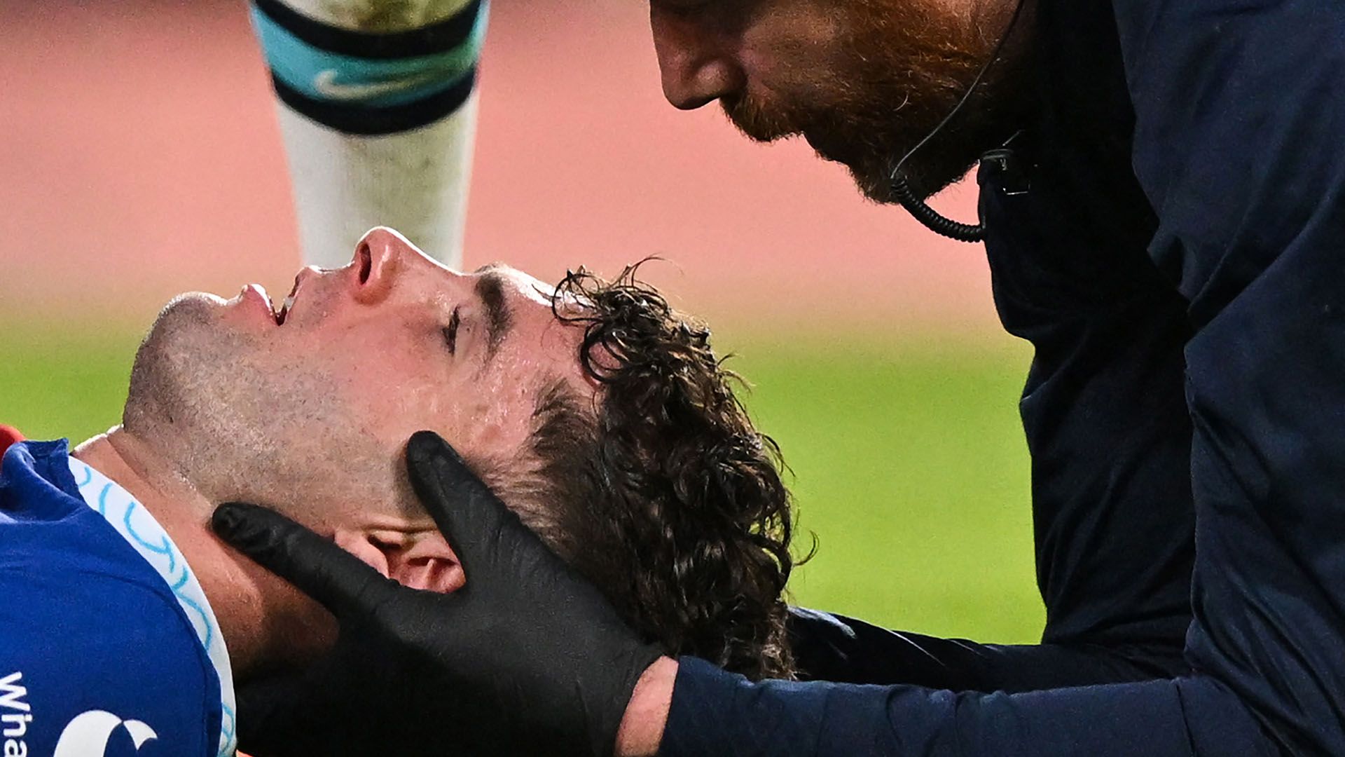 Christian Pulisic head injury Chelsea Everton 2022-23