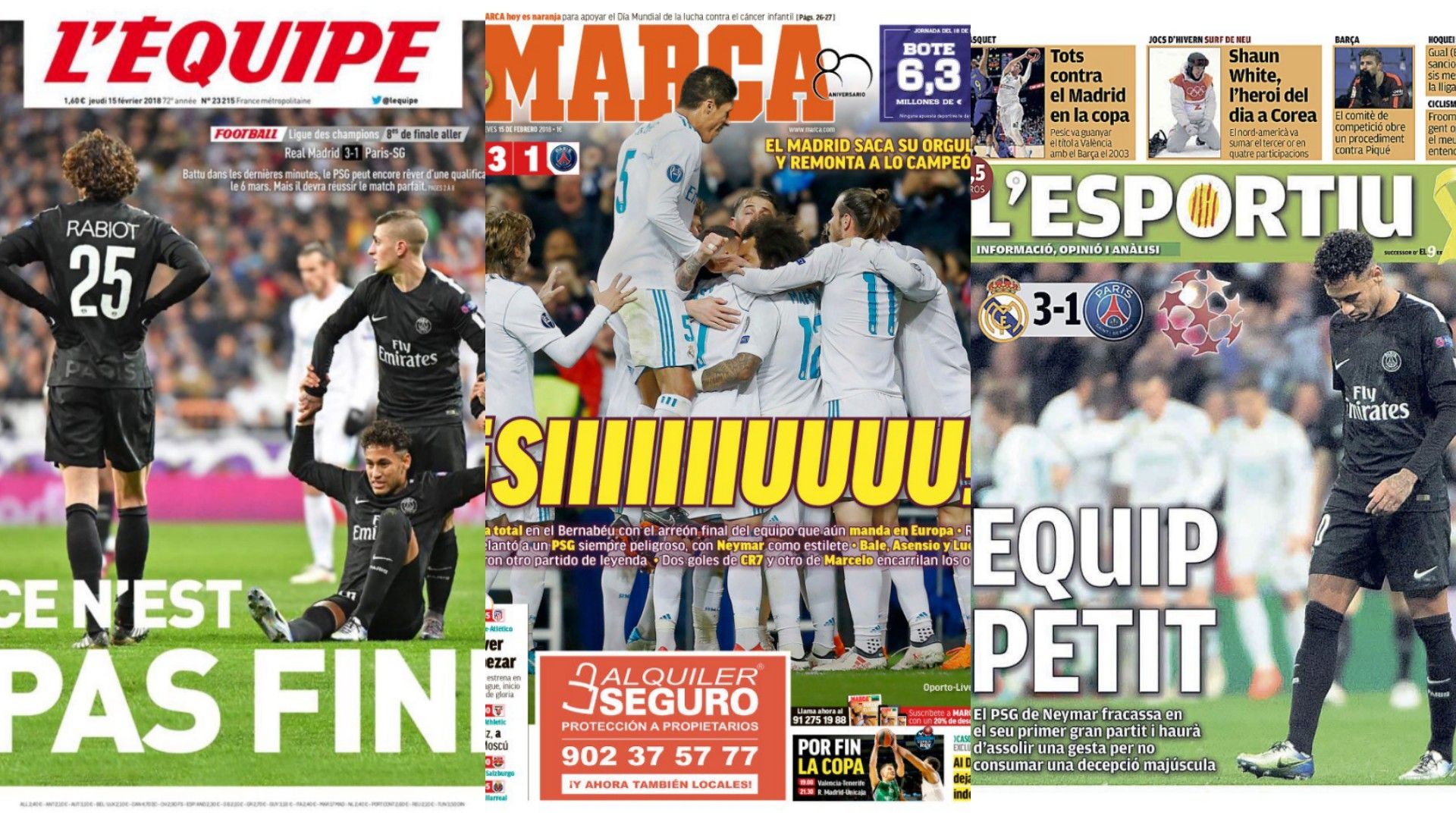 Revue de presse Real-PSG