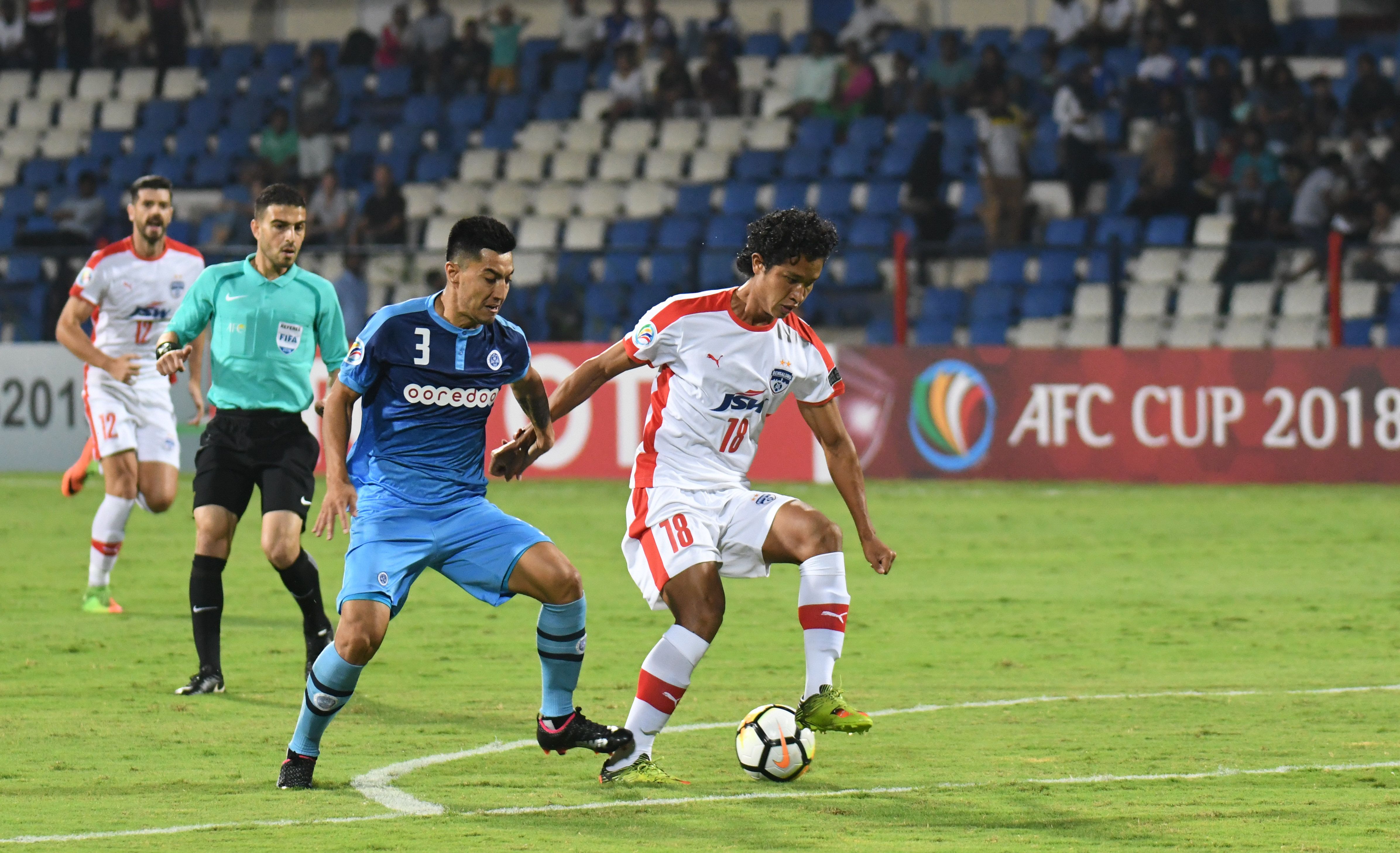 Semboi Haokip Haroon Amiri Bengaluru FC New Radiant SC AFC Cup 2018