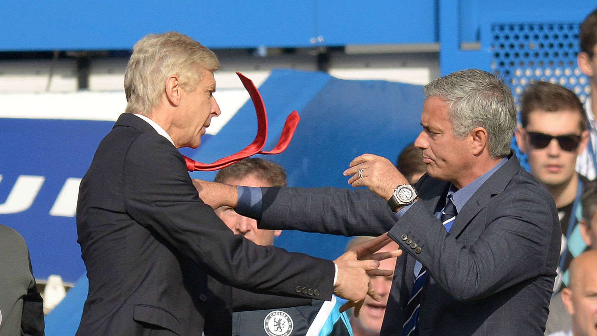 *GERMAN EDITION ONLY* Arsene Wenger Jose Mourinho Chelsea Arsenal 05102014