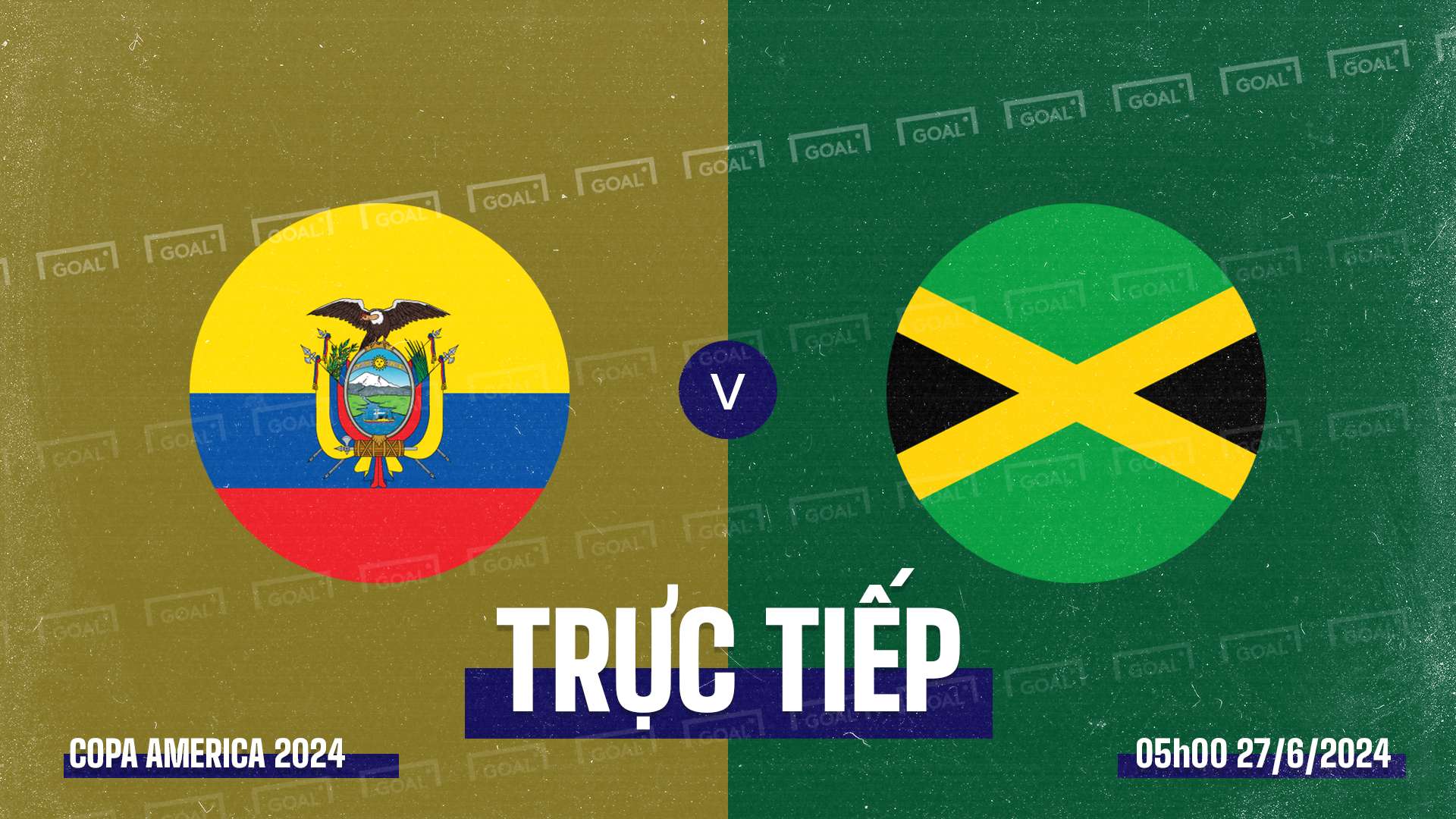 Ecuador vs Jamaica Copa America 2024 GFX