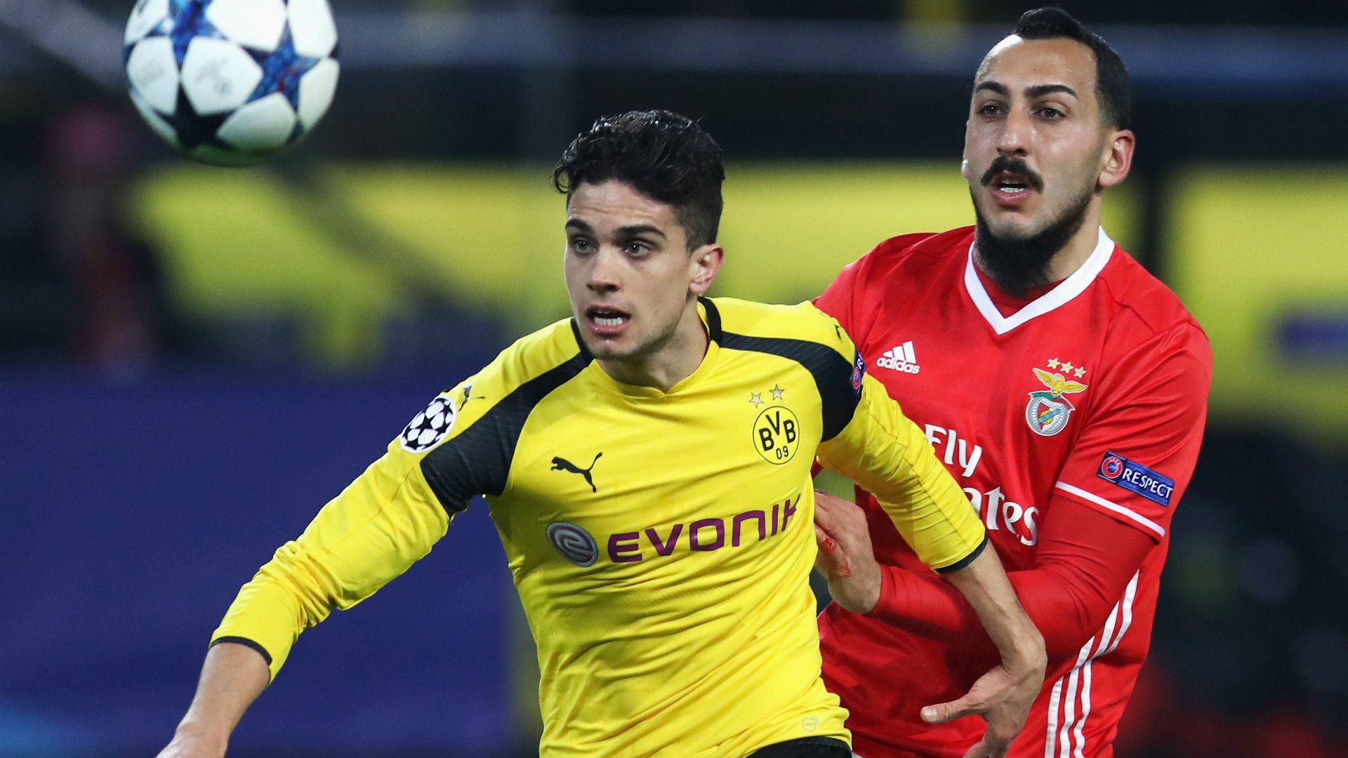 MARC BARTRA BORUSSIA DORTMUND KOSTAS MITROGLOU BENFICA UEFA CHAMPIONS LEAGUE 08032017