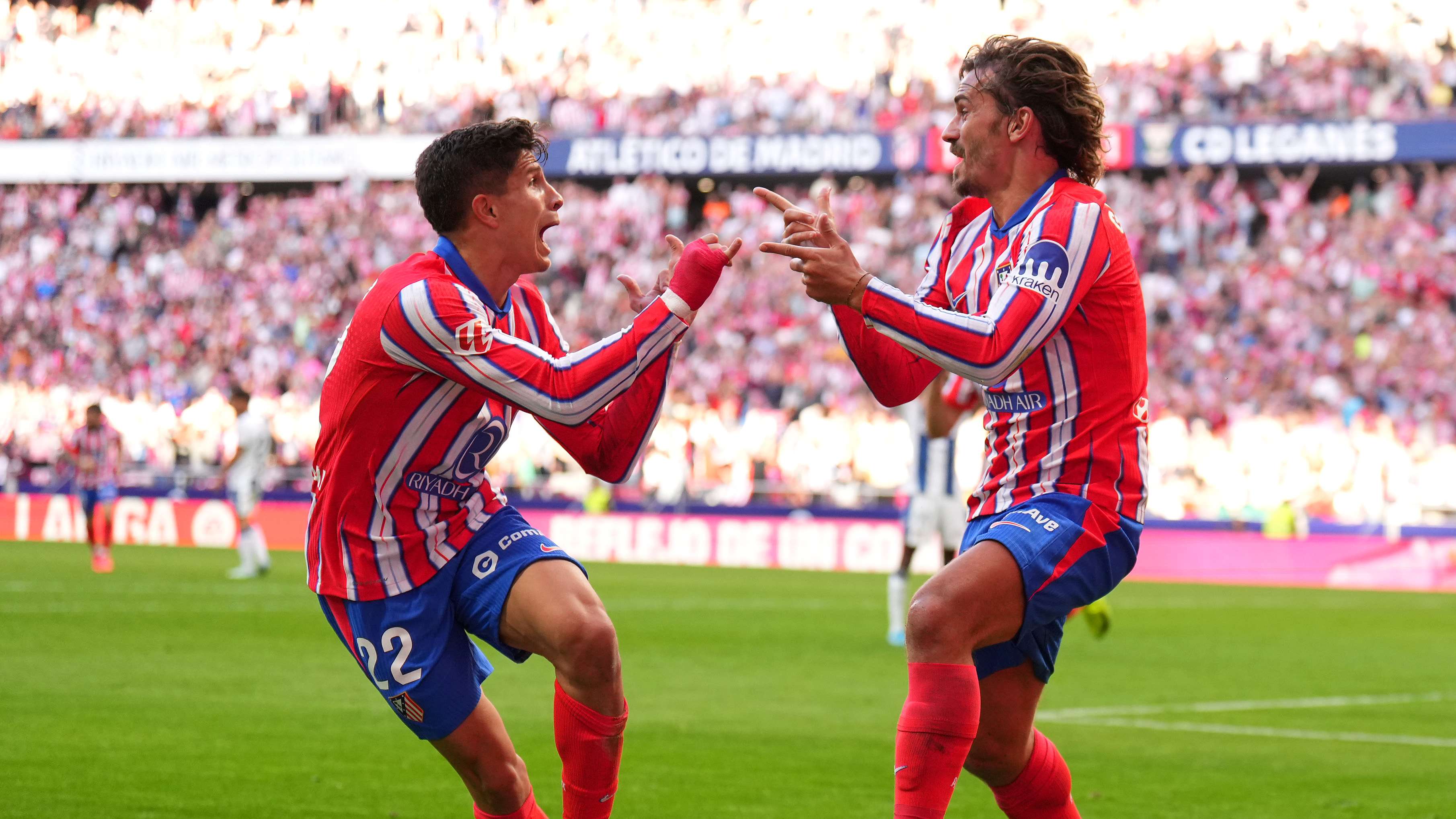 Giuliano Simeone Antoine Griezmann Atletico de Madrid Leganes LaLiga 20102024