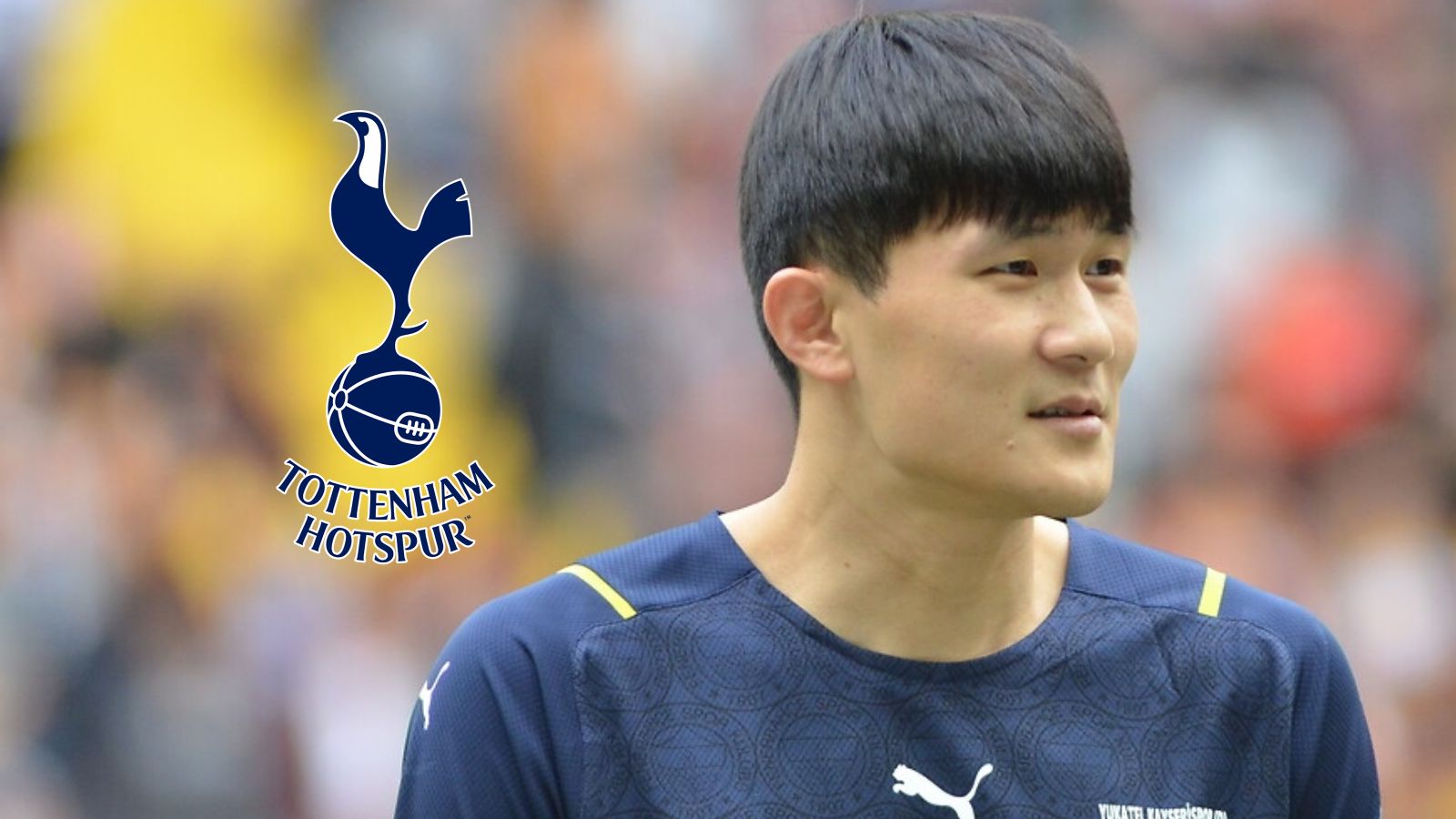 Kim Min Jae Tottenham Hotspur Crest GFX