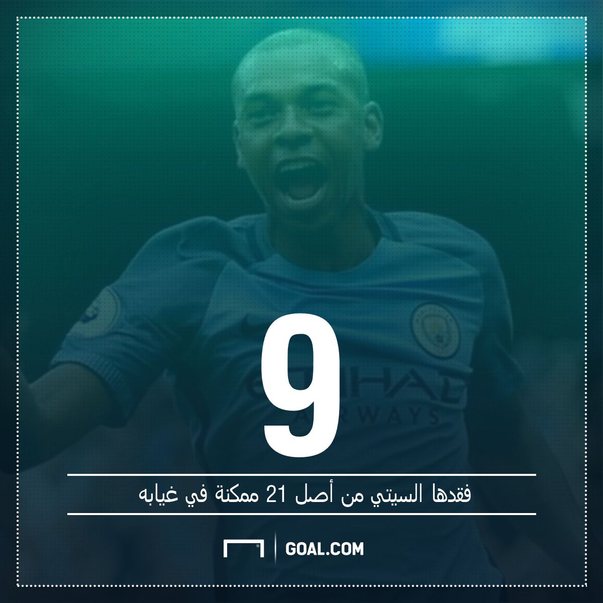 Arabic GFX fernandinho manchester cty