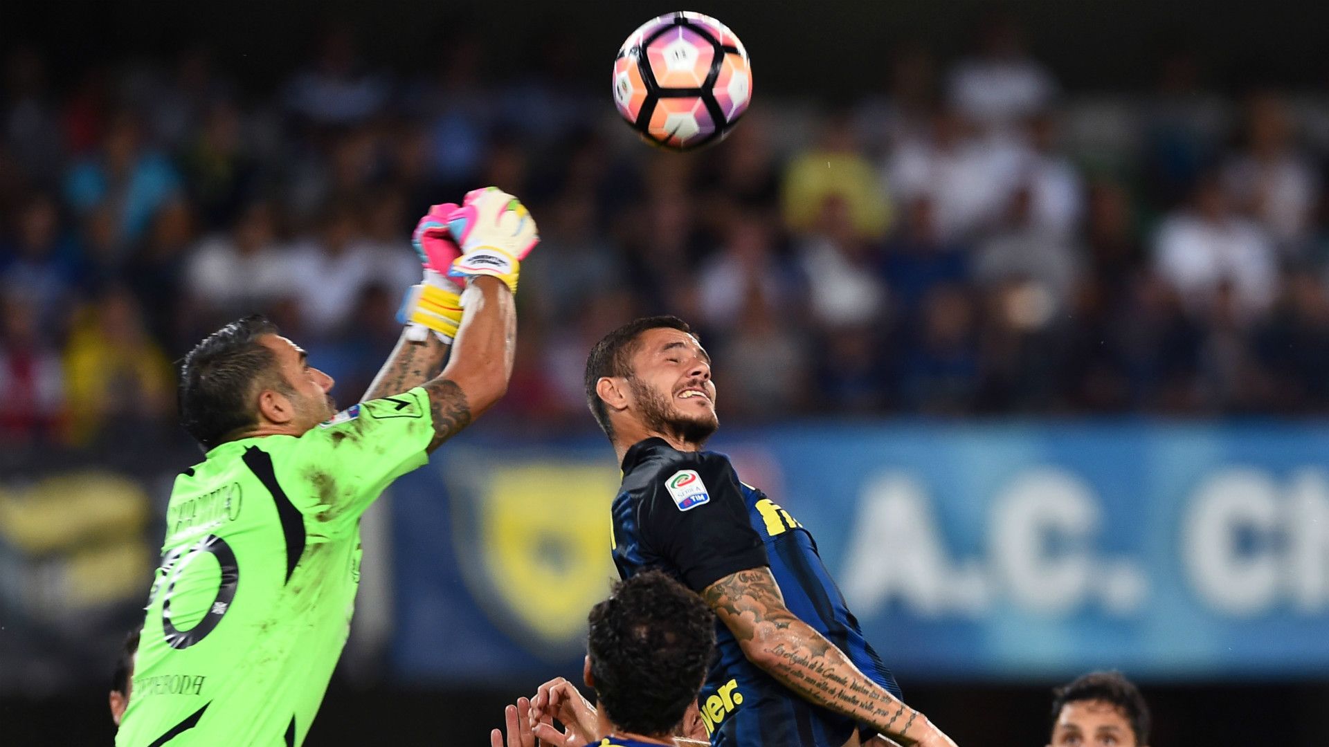 Sorrentino Icardi Chievo Verona Inter Serie A