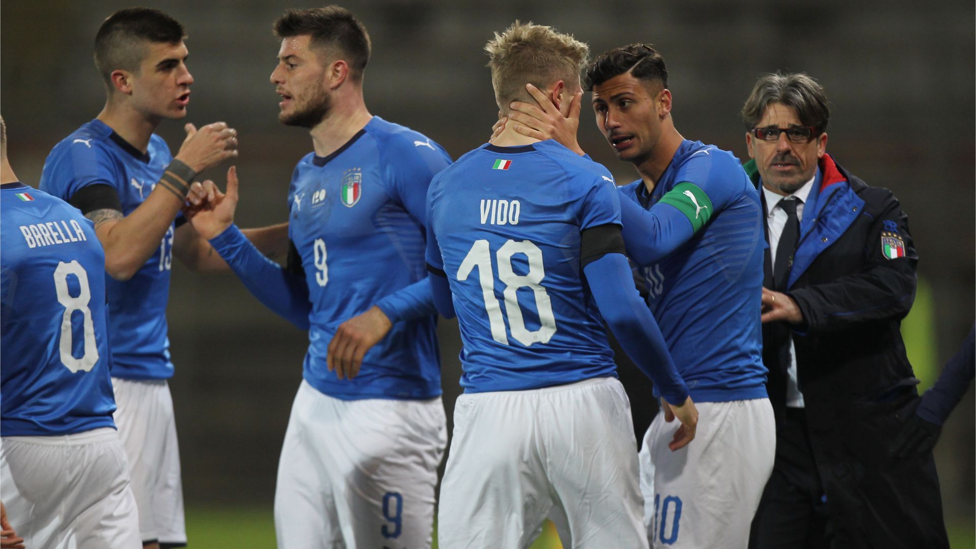 Luca Vido goal Italy Norway U21
