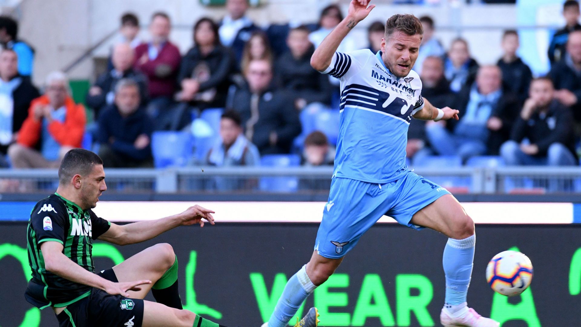 Ciro Immobile Demiral Lazio Sassuolo Serie A