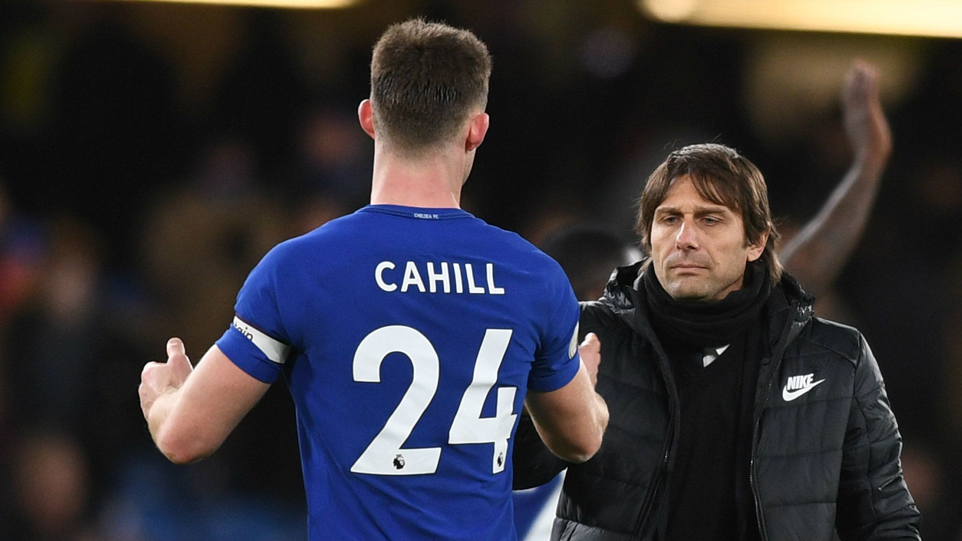 Gary Cahill, Antonio Conte, Chelsea, 17/18