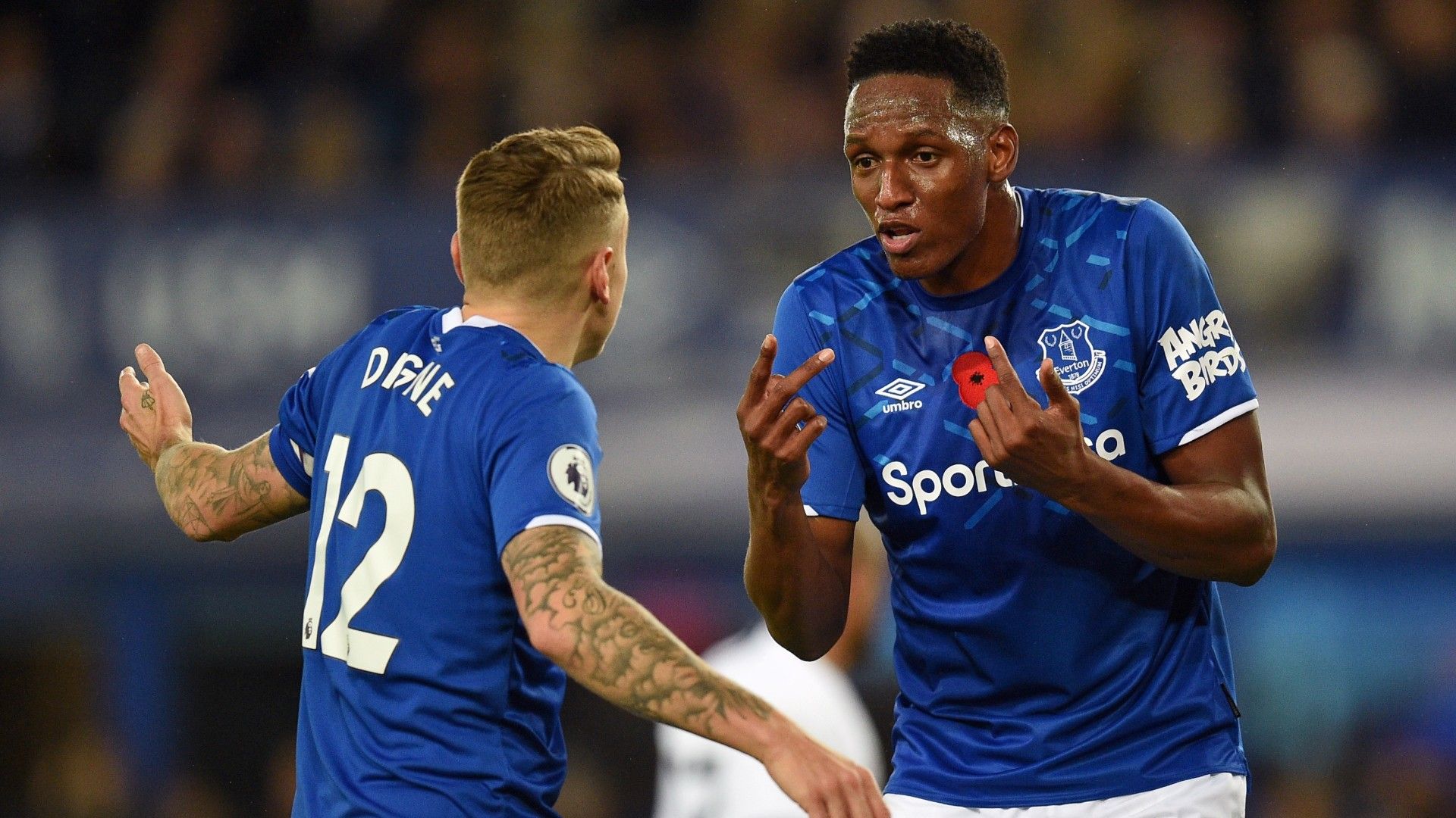 Yerry MIna Everton Premier League 2019/20