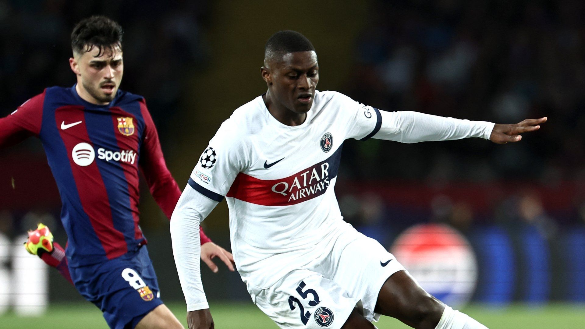 Nuno Mendes Paris Saint-Germain 2023-24