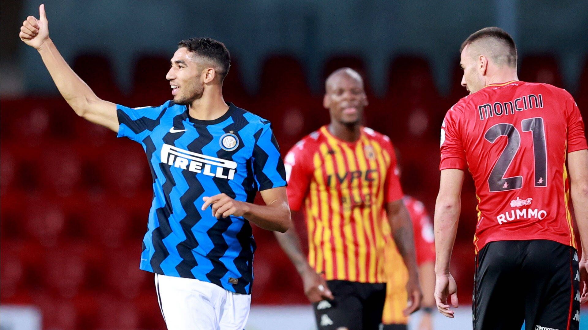 ONLY GERMANY Achraf Hakimi Benevento Inter 2020