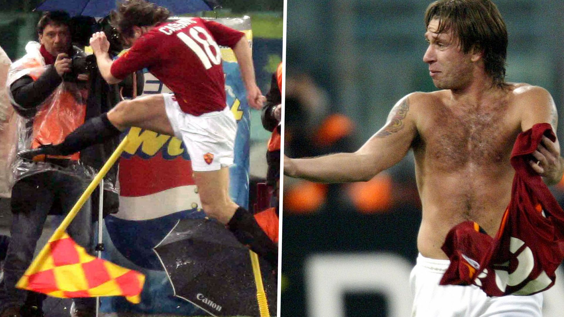 ANTONIO CASSANO ROMA JUVE ECKFAHNE GFX