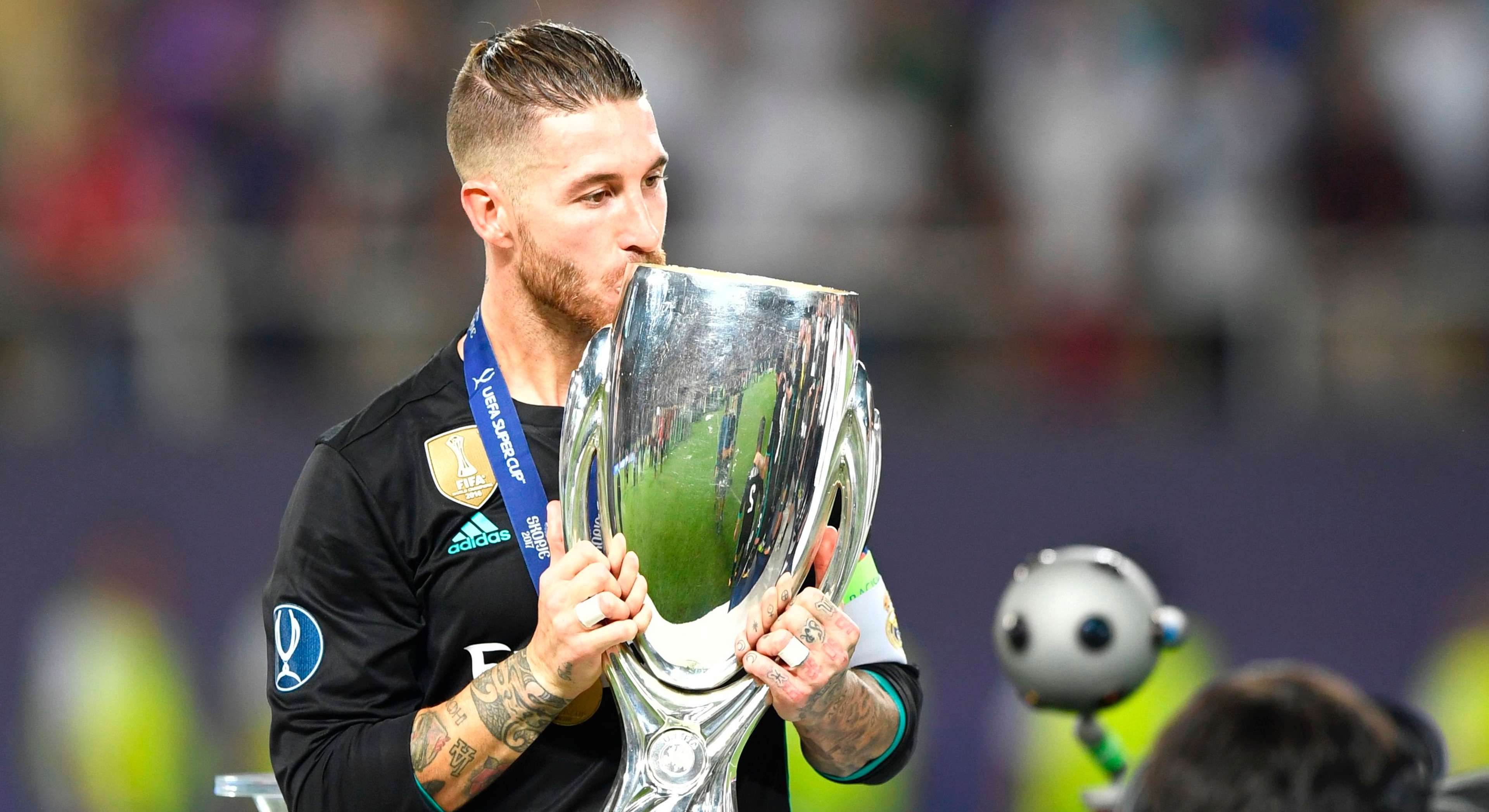 Sergio Ramos Real Madrid Manchester United UEFA Super Cup