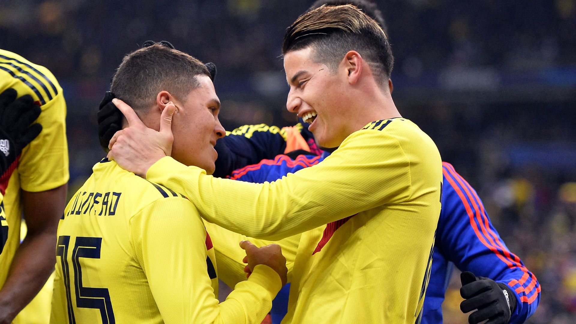 Juan Fernando Quintero James Rodriguez Colombia France friendlies 23032018