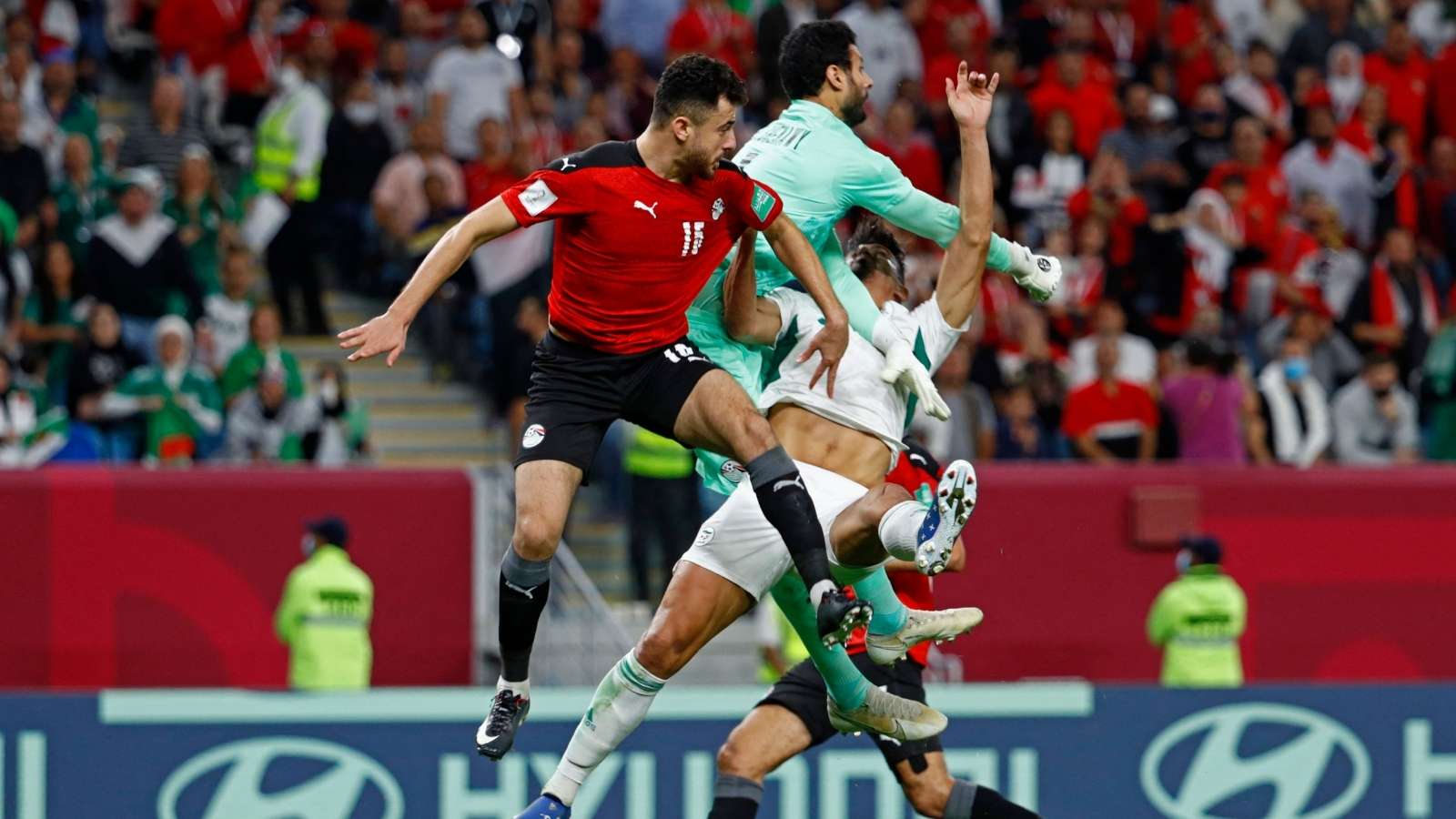 Baghdad Bounedjah Mohammed El Shenawy Algeria Egypt Arab cup 07.12.2021