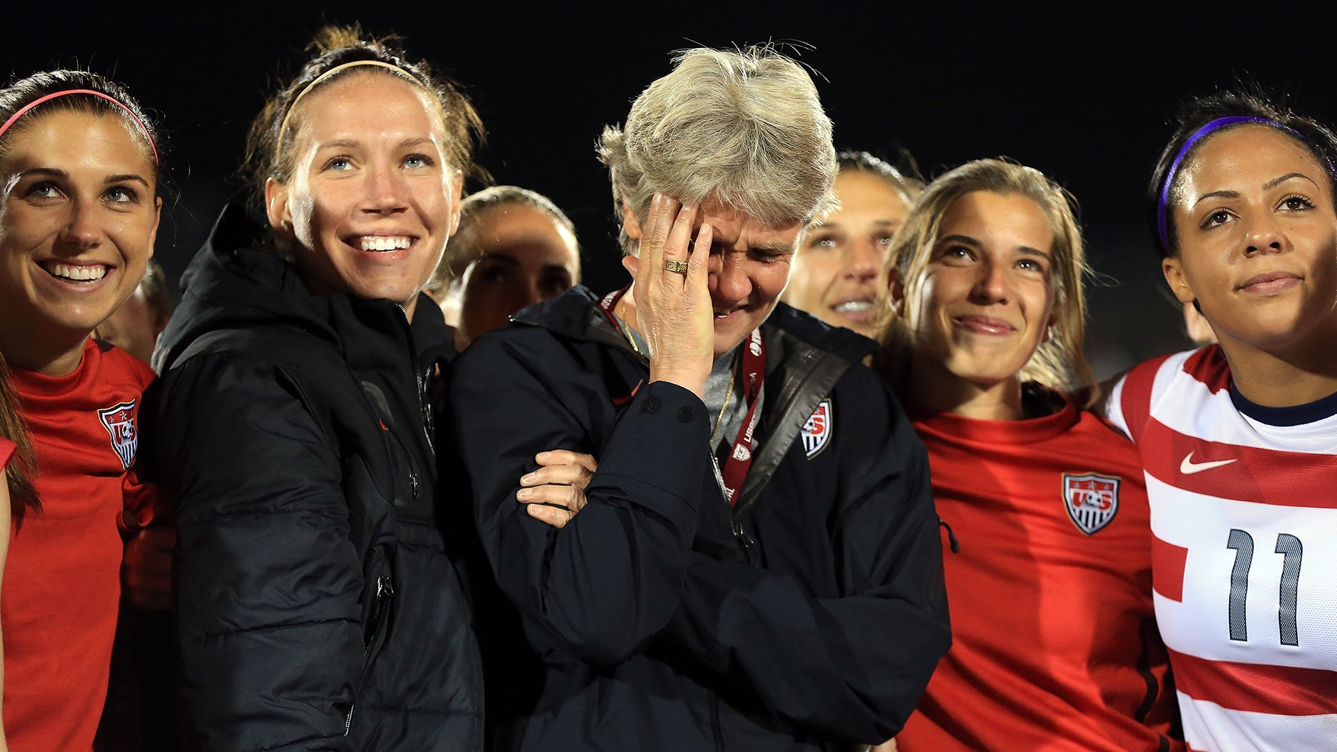Alex Morgan Pia Sundhage Tobin Heath USWNT 2012