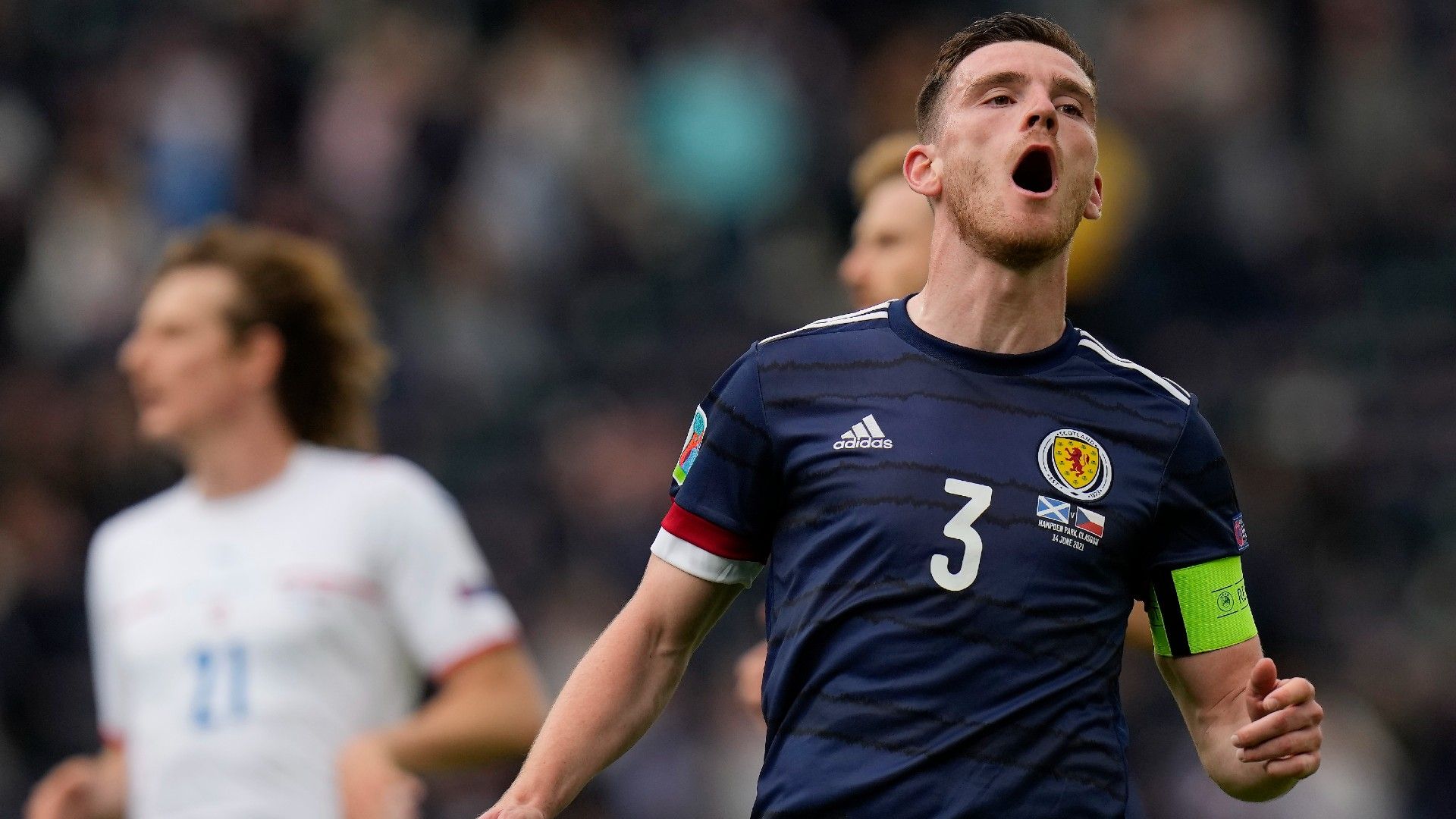 Andy Robertson Scotland vs Czech Republic Euro 2020