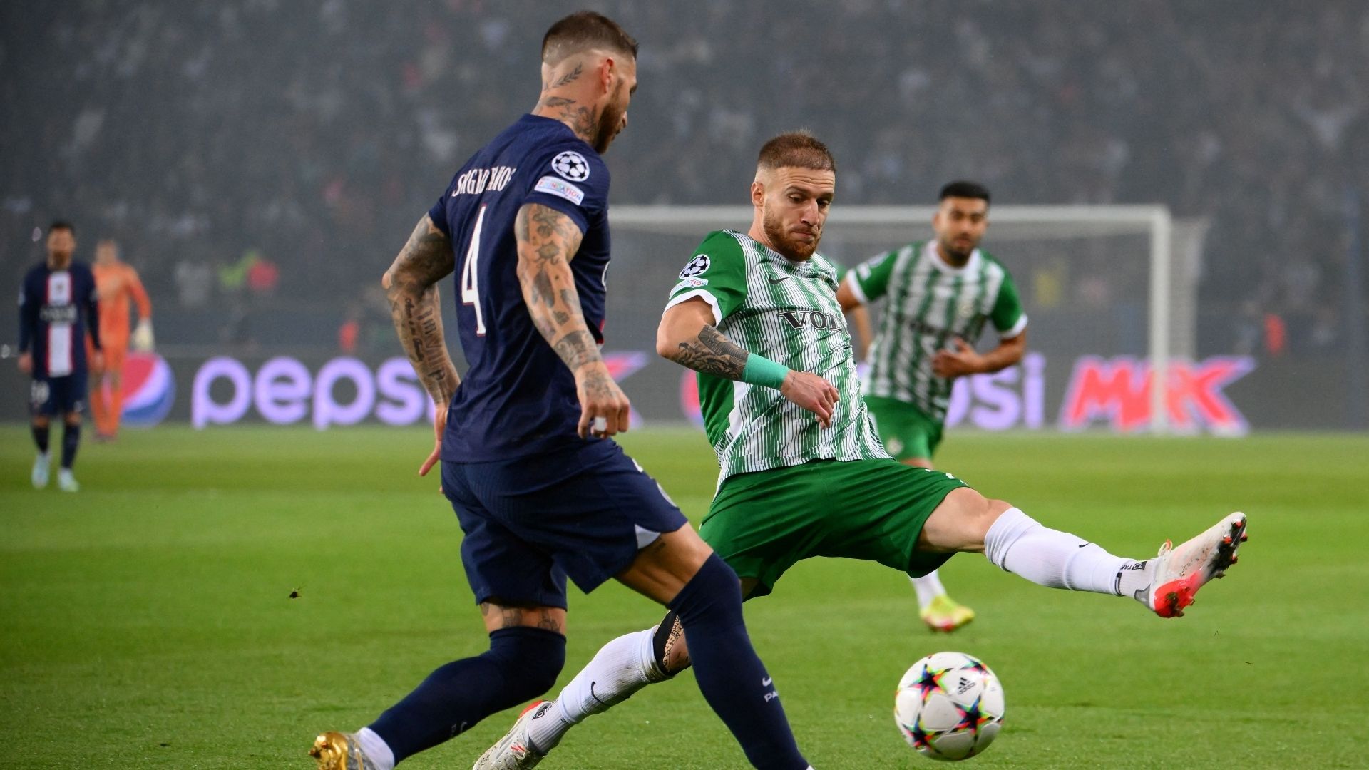 Sergio Ramos PSG Maccabi