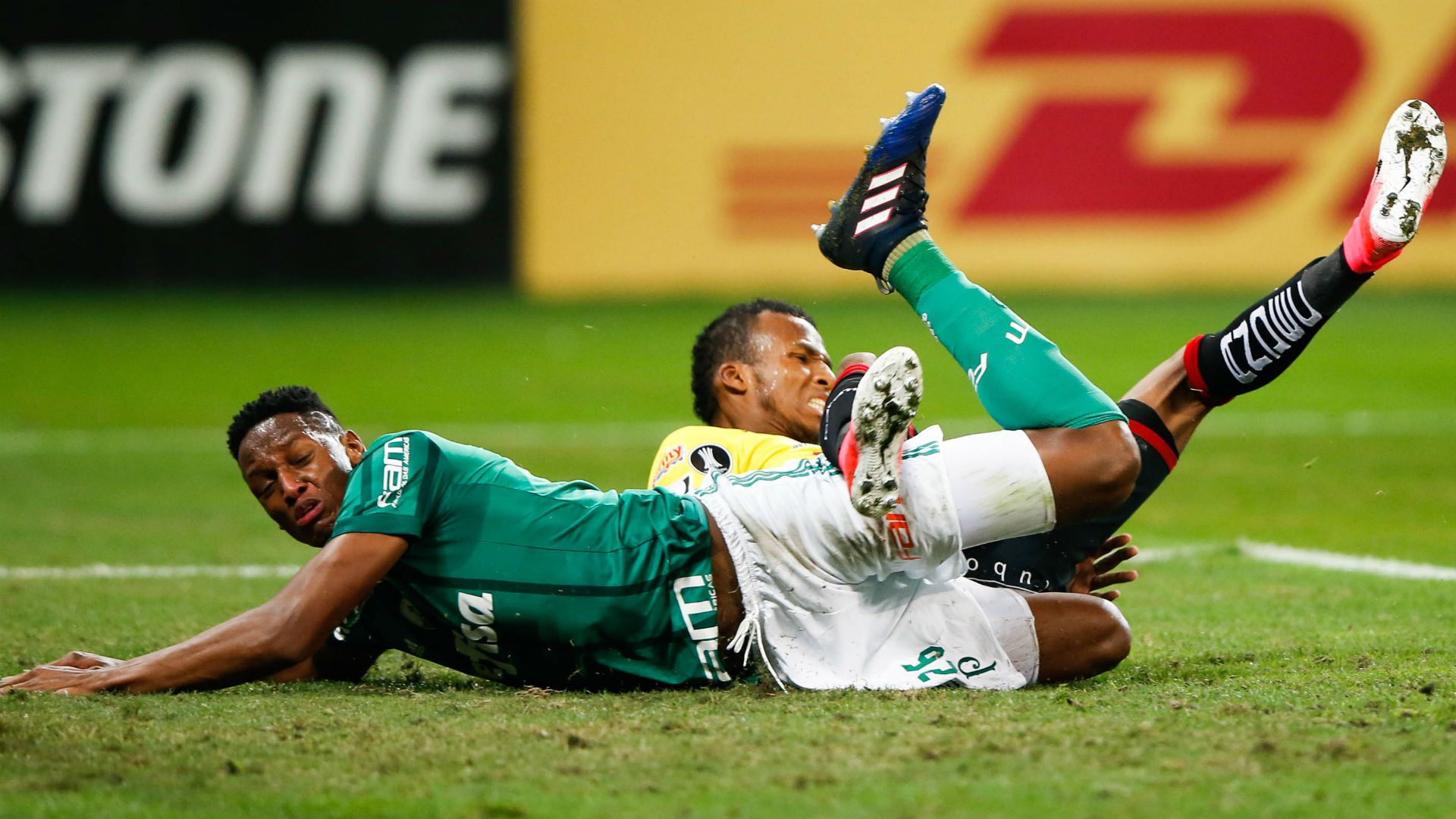 Yerry Mina Palmeiras vs Barcelona Copa Libertadores