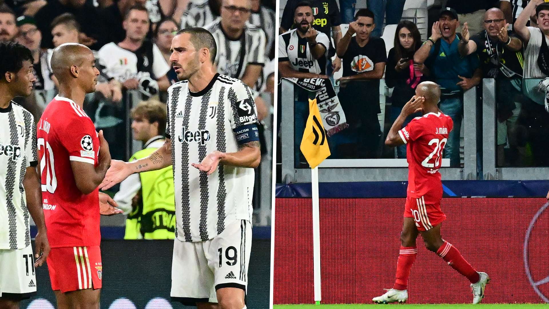 Bonucci Joao Mario Juventus Benfica Champions League