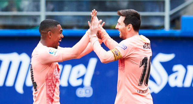 Malcom Messi Eibar Barcelona LaLiga