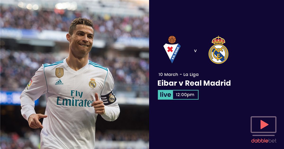 Eibar Real Madrid graphic