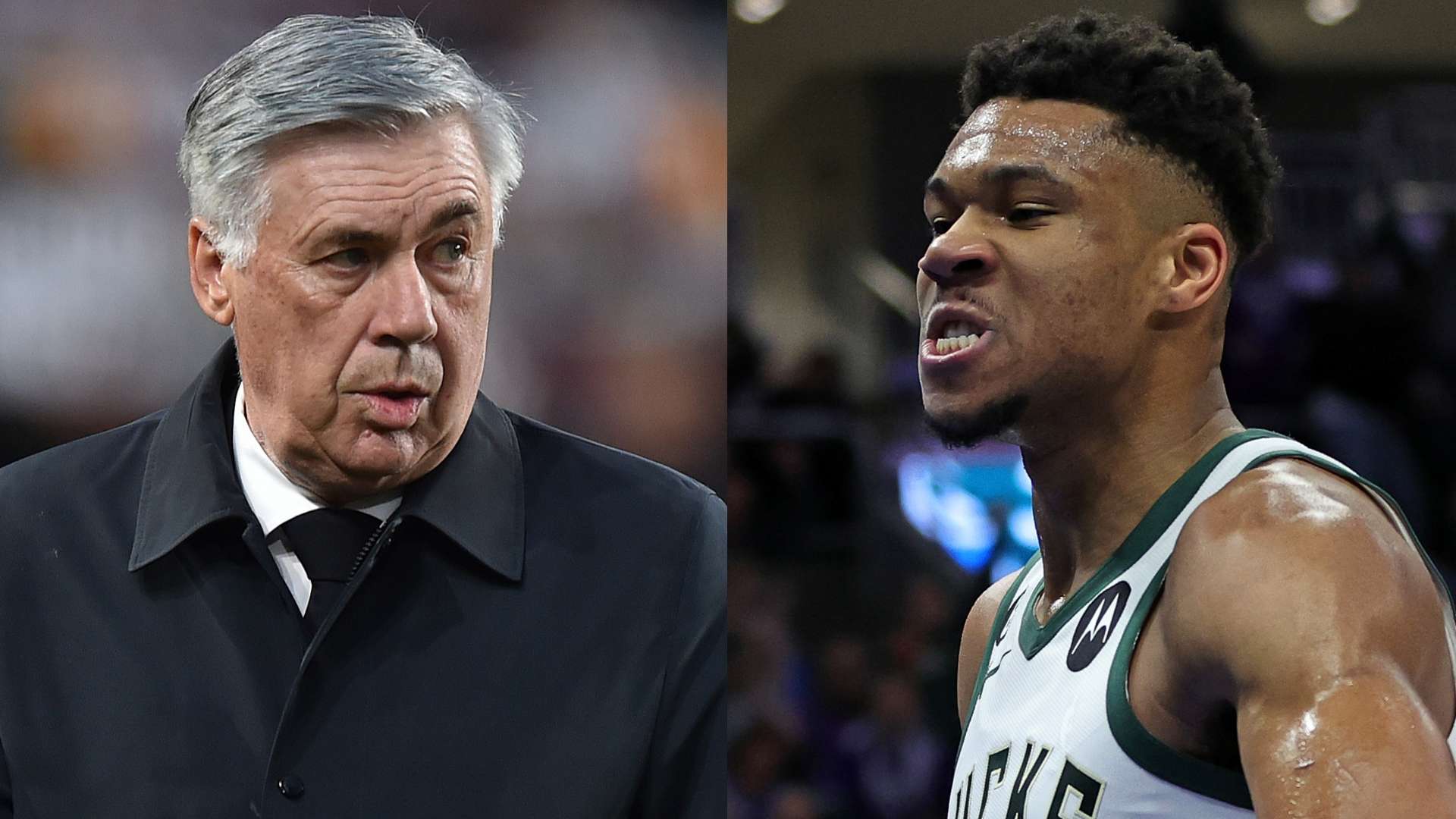 Carlo Ancelotti Giannis Antetokounmpu